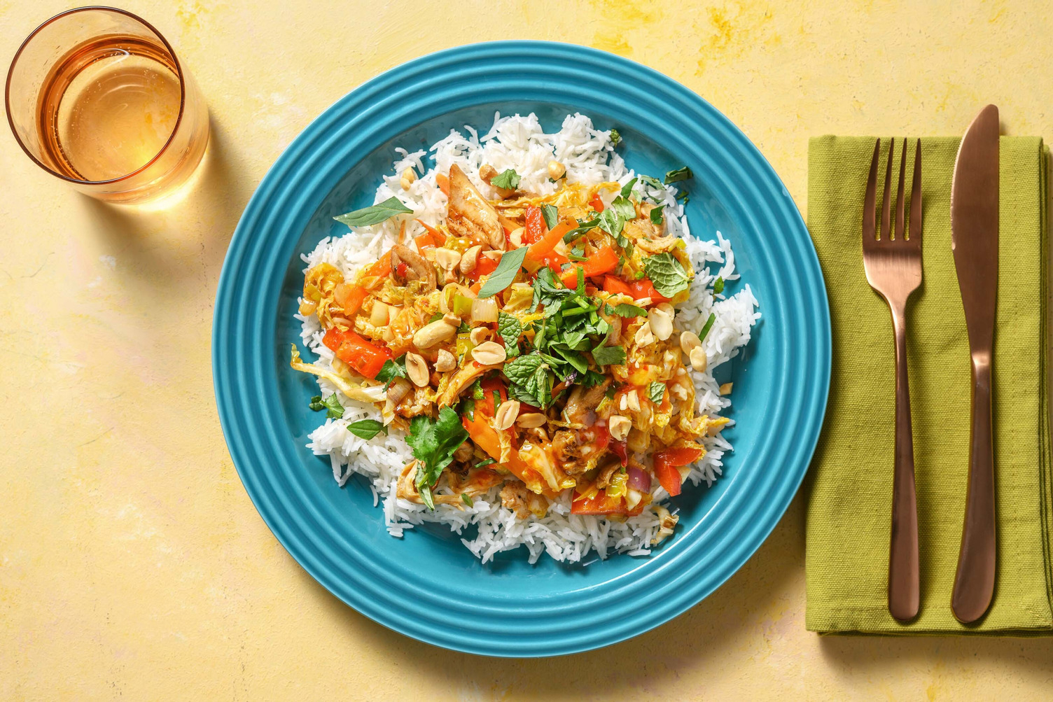 Kippendij met Vietnamese twist en pandanrijst