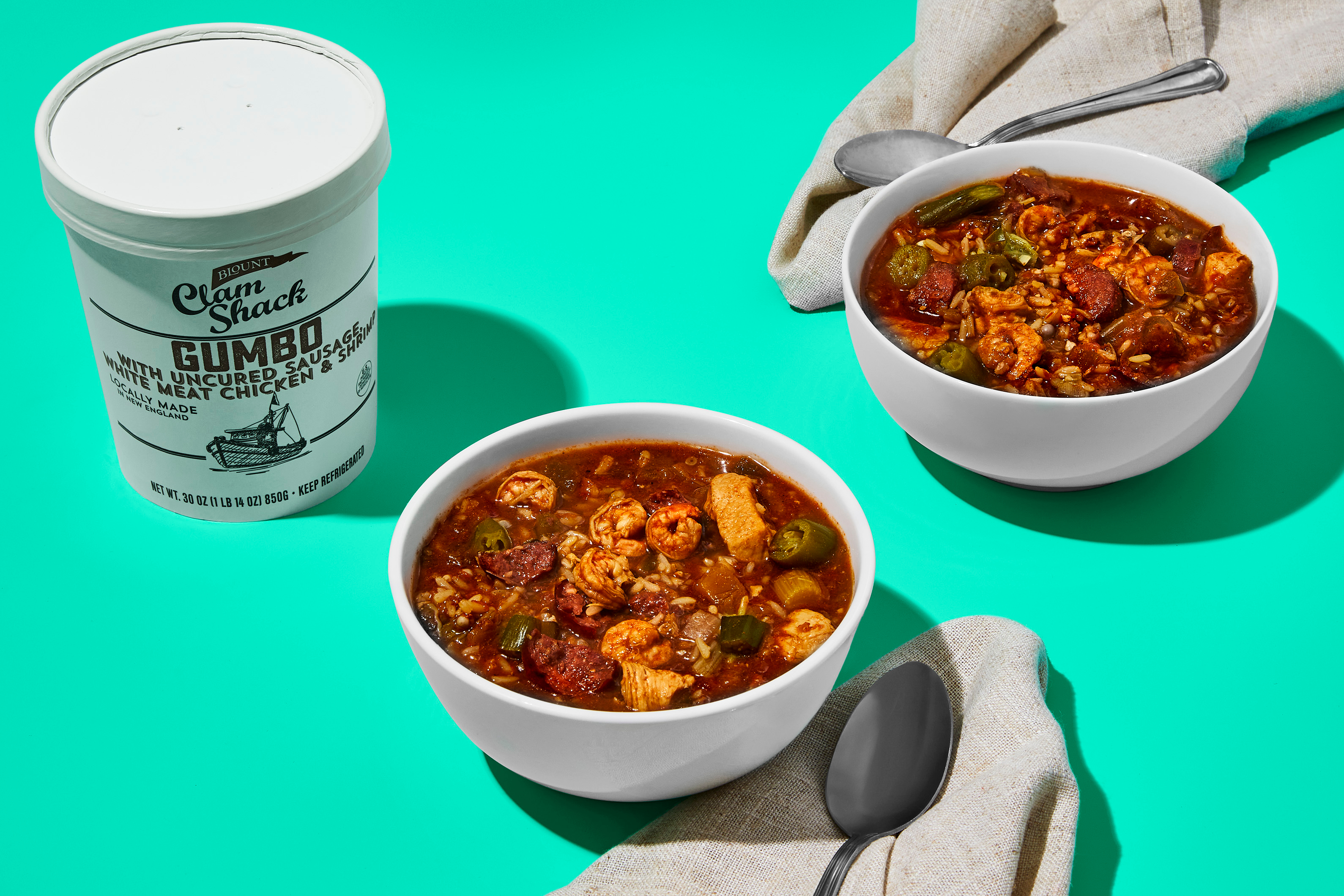 Chicken, Pork Sausage & Shrimp Gumbo