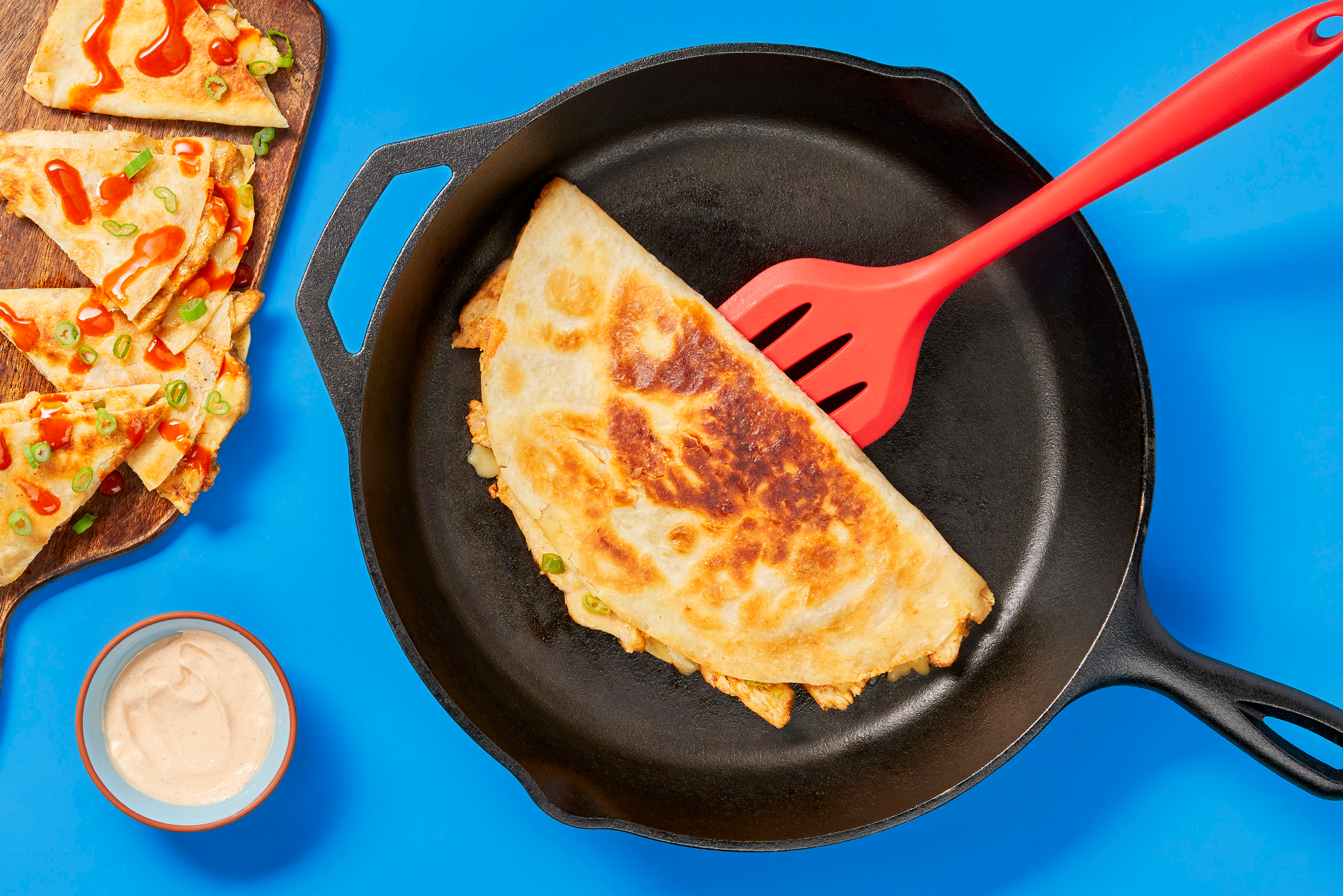 Easy Bein’ Cheesy Chicken Quesadillas