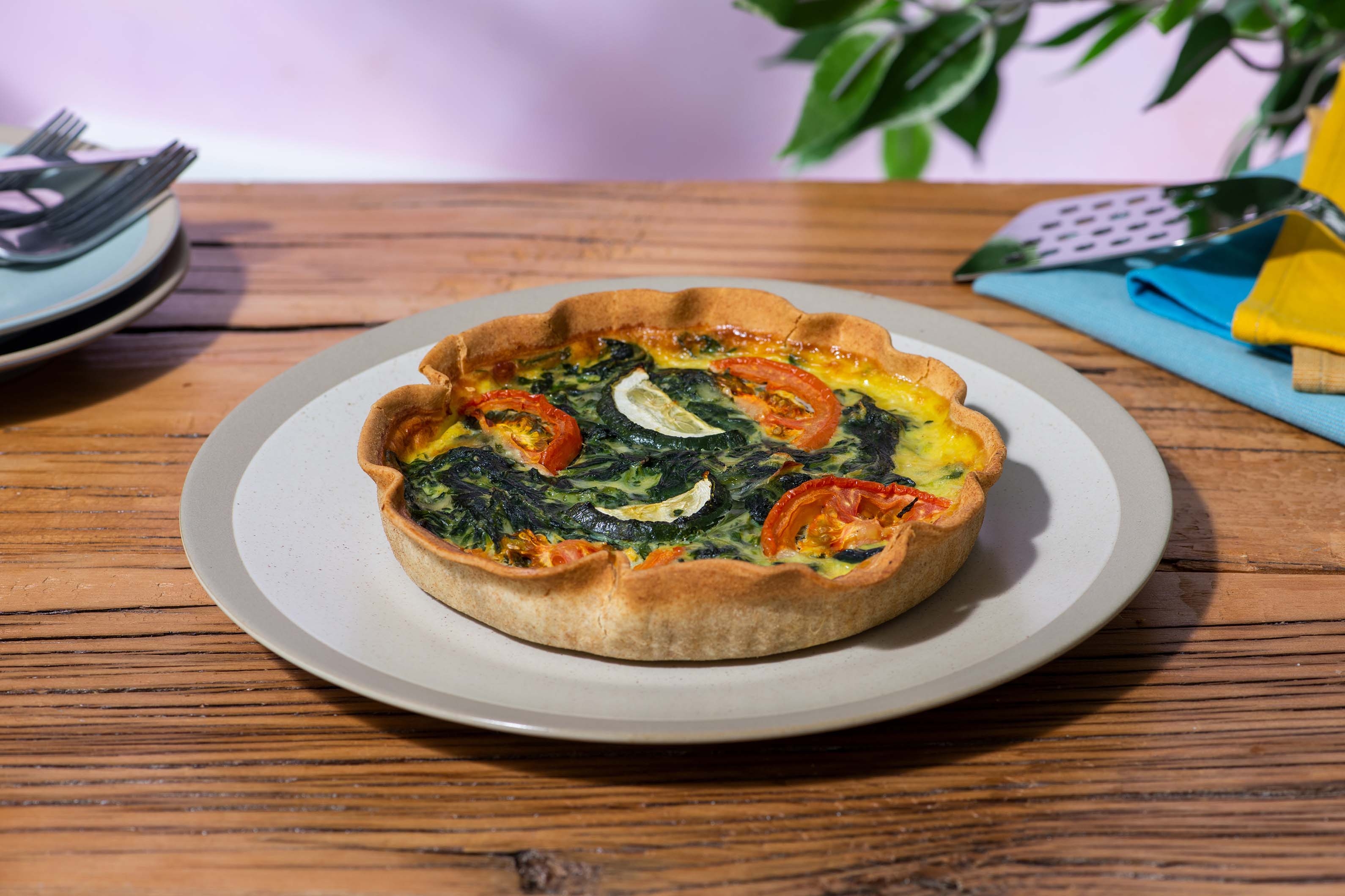 Quiche mozzarella-épinards