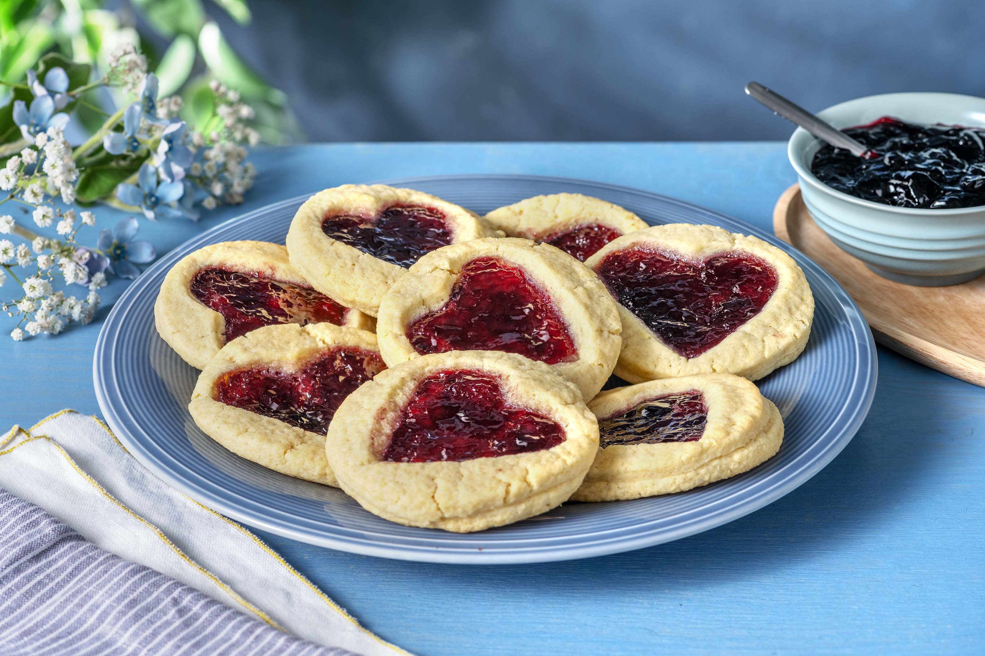 Biscuits à la confiture