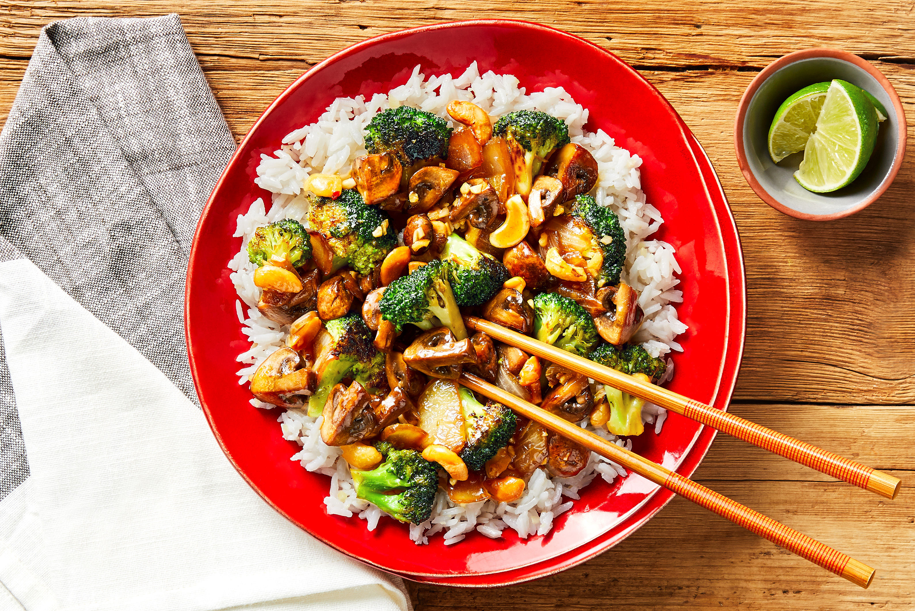 Szechuan Broccoli & Mushroom Stir-Fry