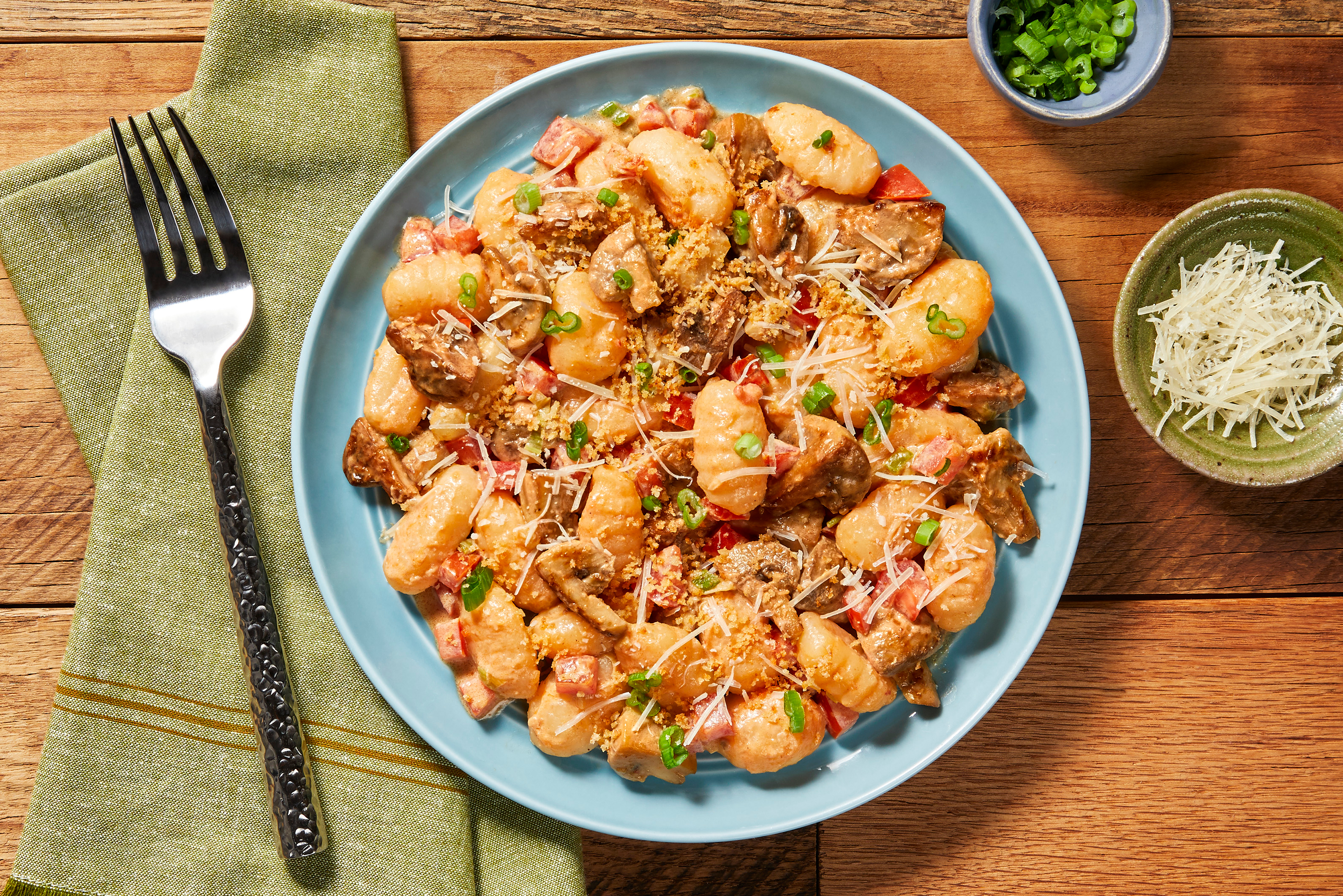 Triple Mushroom Truffle Gnocchi