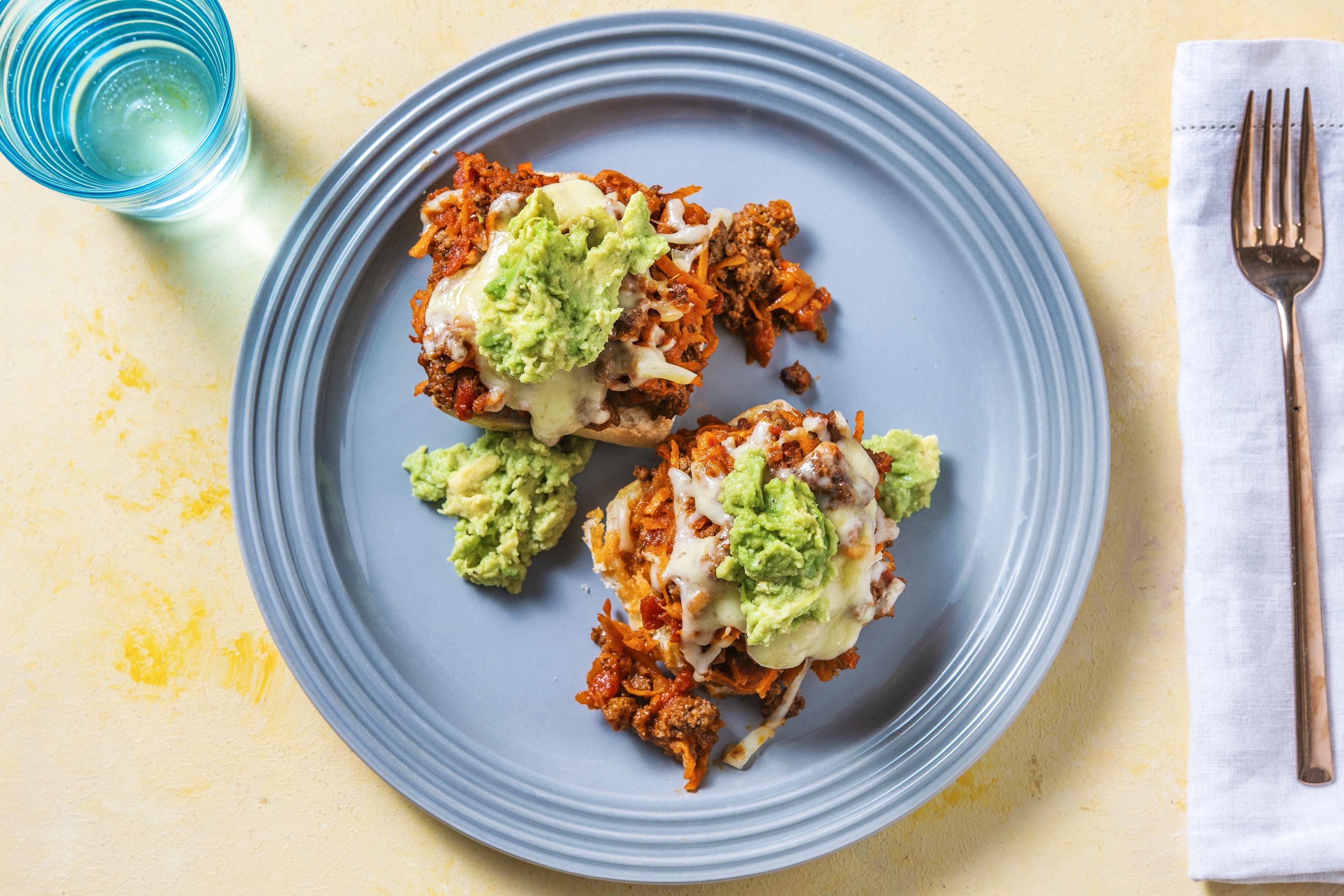 Beef Sloppy Joes on Burger Buns
