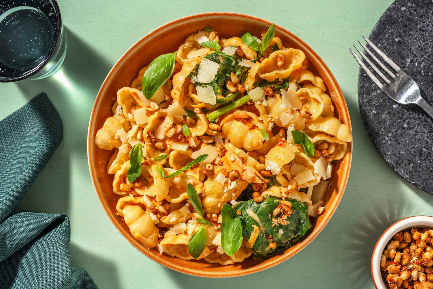 Gnocchetti in Gemüse-Frischkäse-Soße