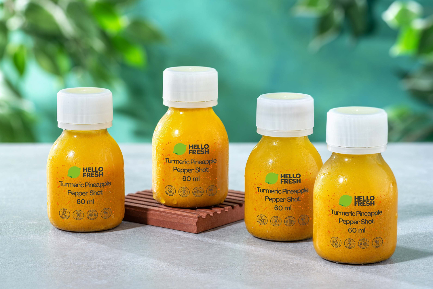 Shot curcuma-ananas-poivre