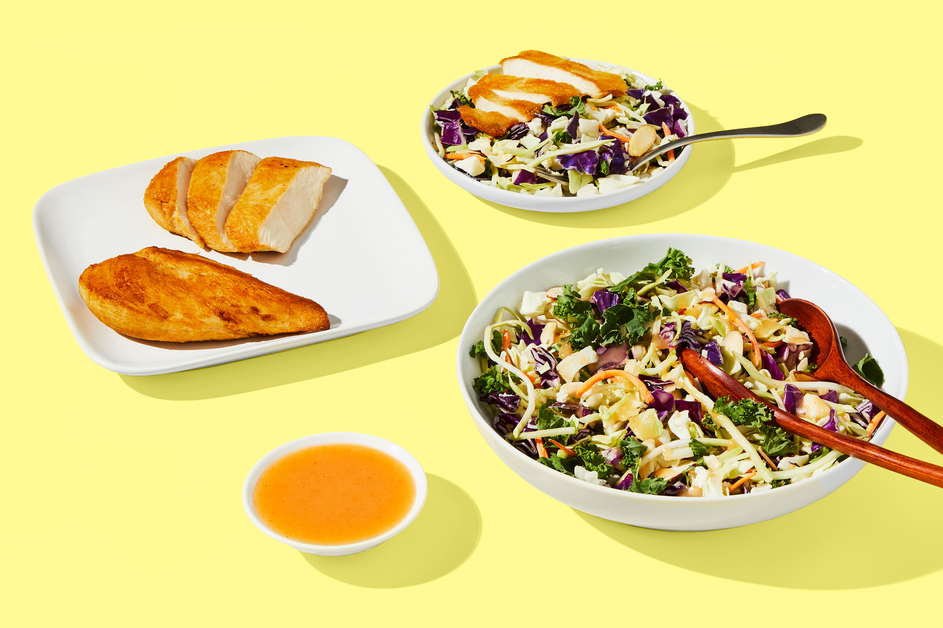 Strawberry Quinoa Harvest Salad & Fully Cooked Chicken