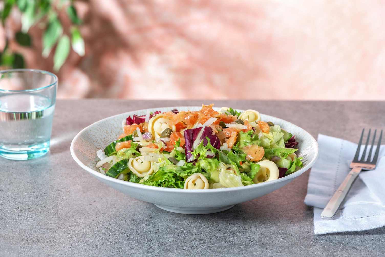 Maaltijdsalade - Gerookte zalm