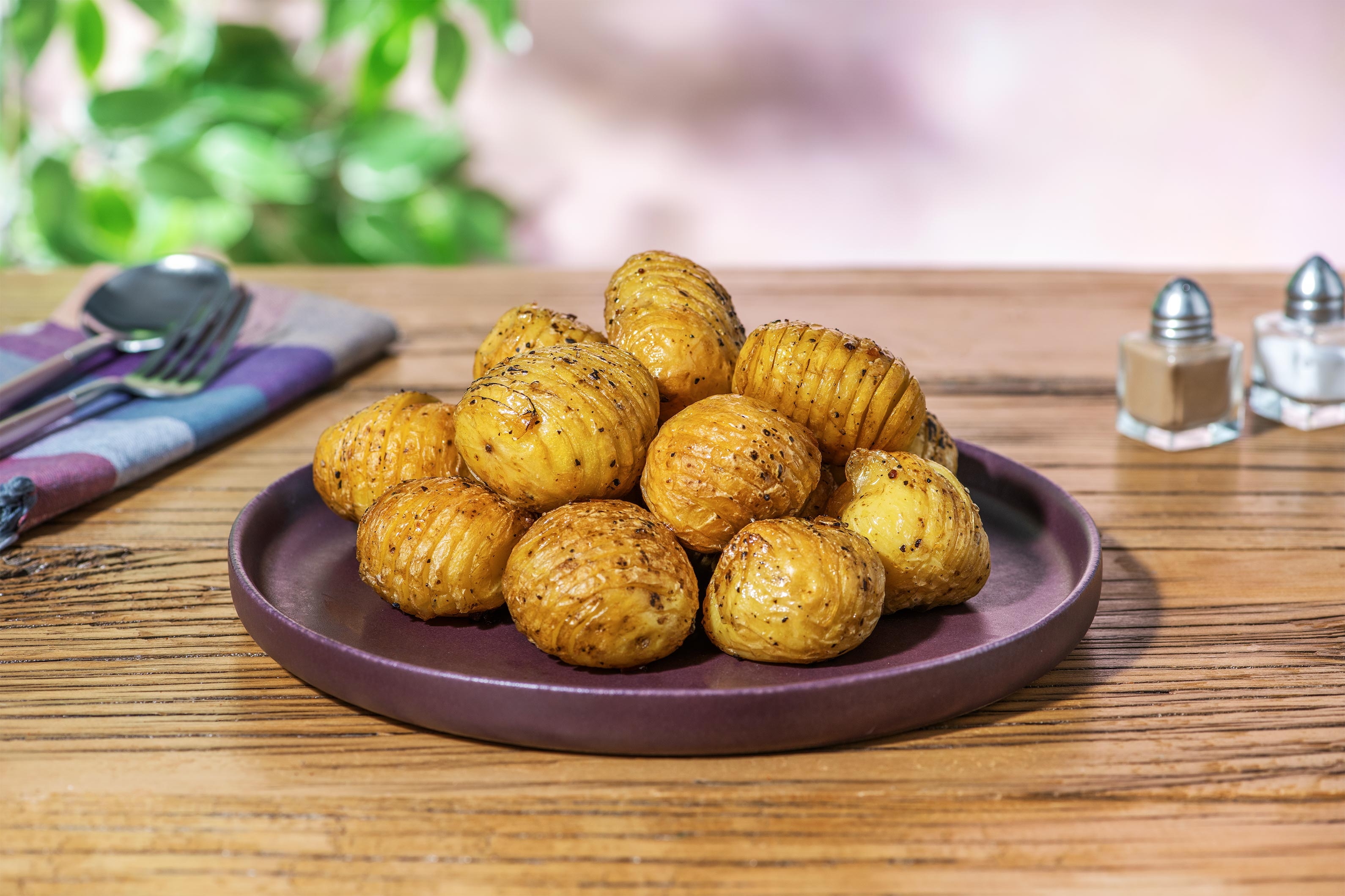 Hasselback aardappelen