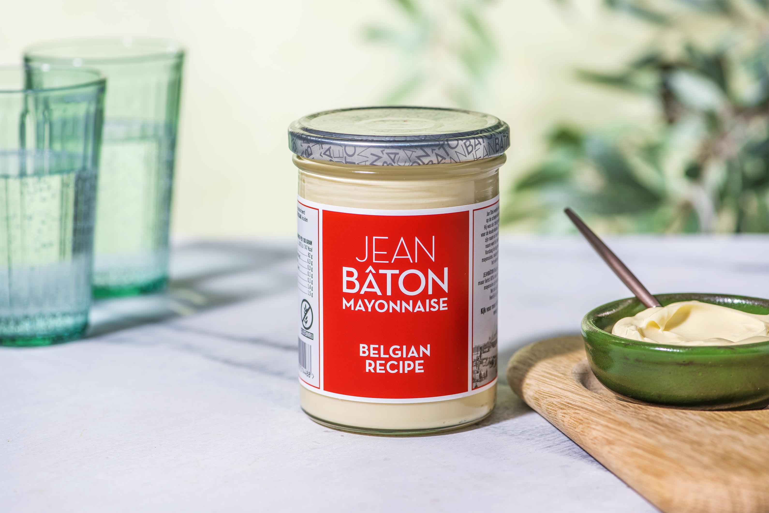 Jean Baton Mayonnaise - Belgian Recipe FR/NL (385ml) (glass)