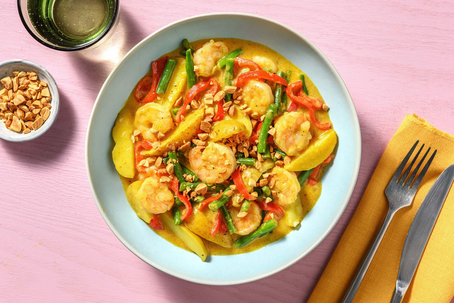 Eenpans garnalencurry