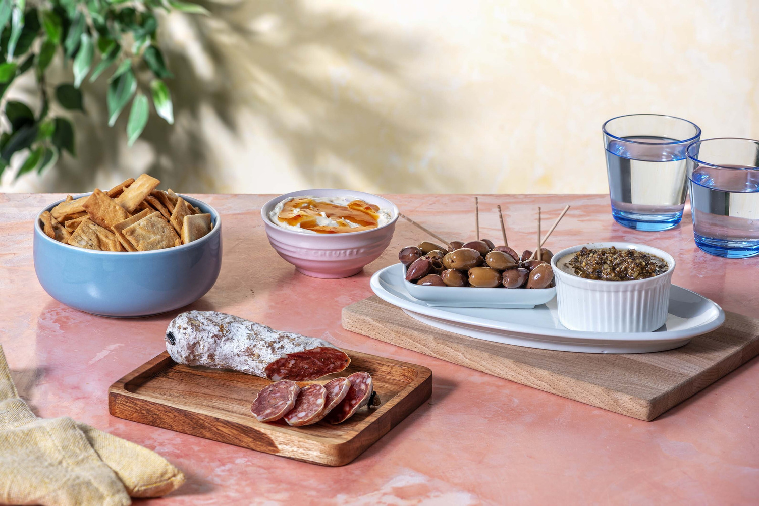 Italiaanse borrelplank