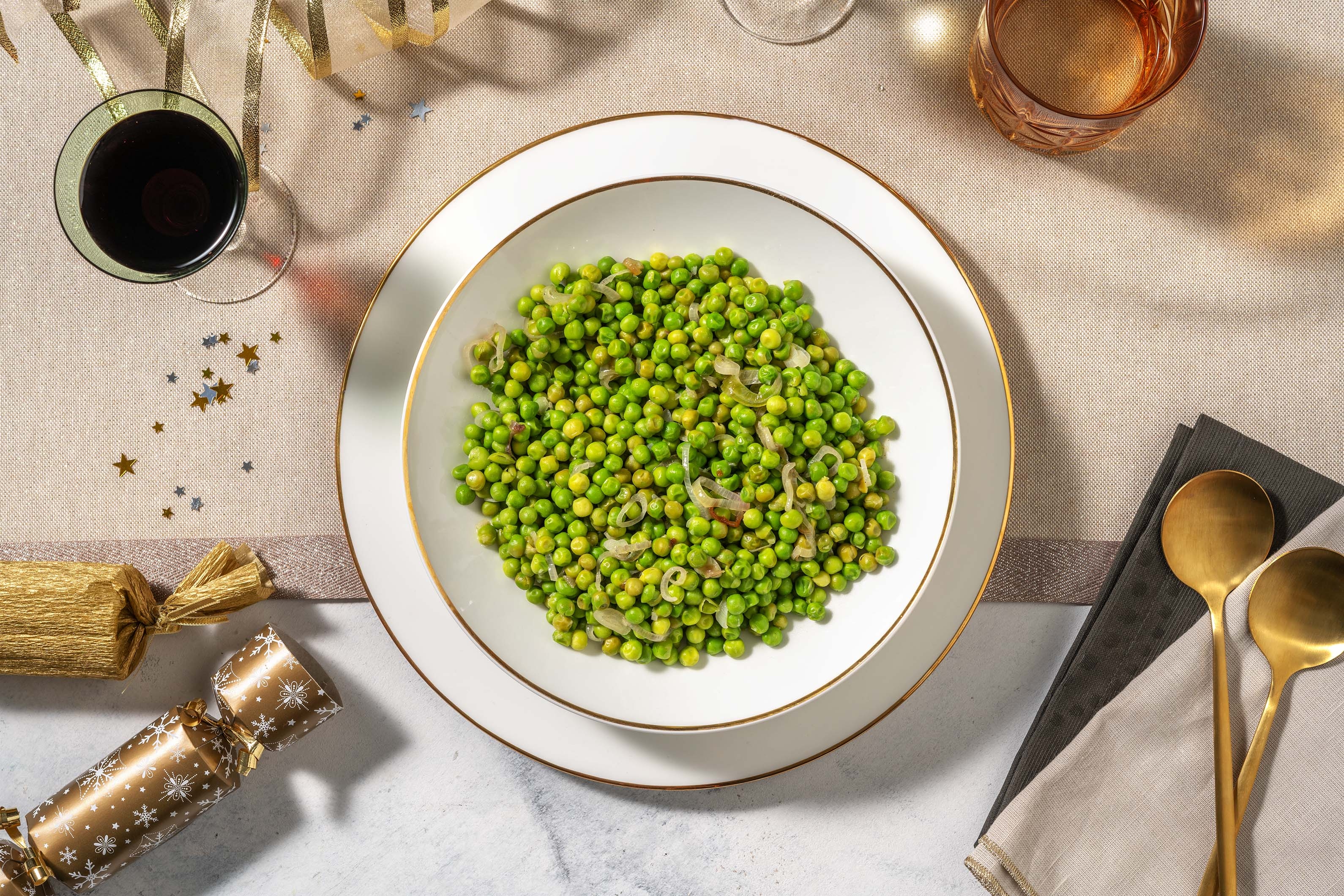 Buttery Sauteed Peas