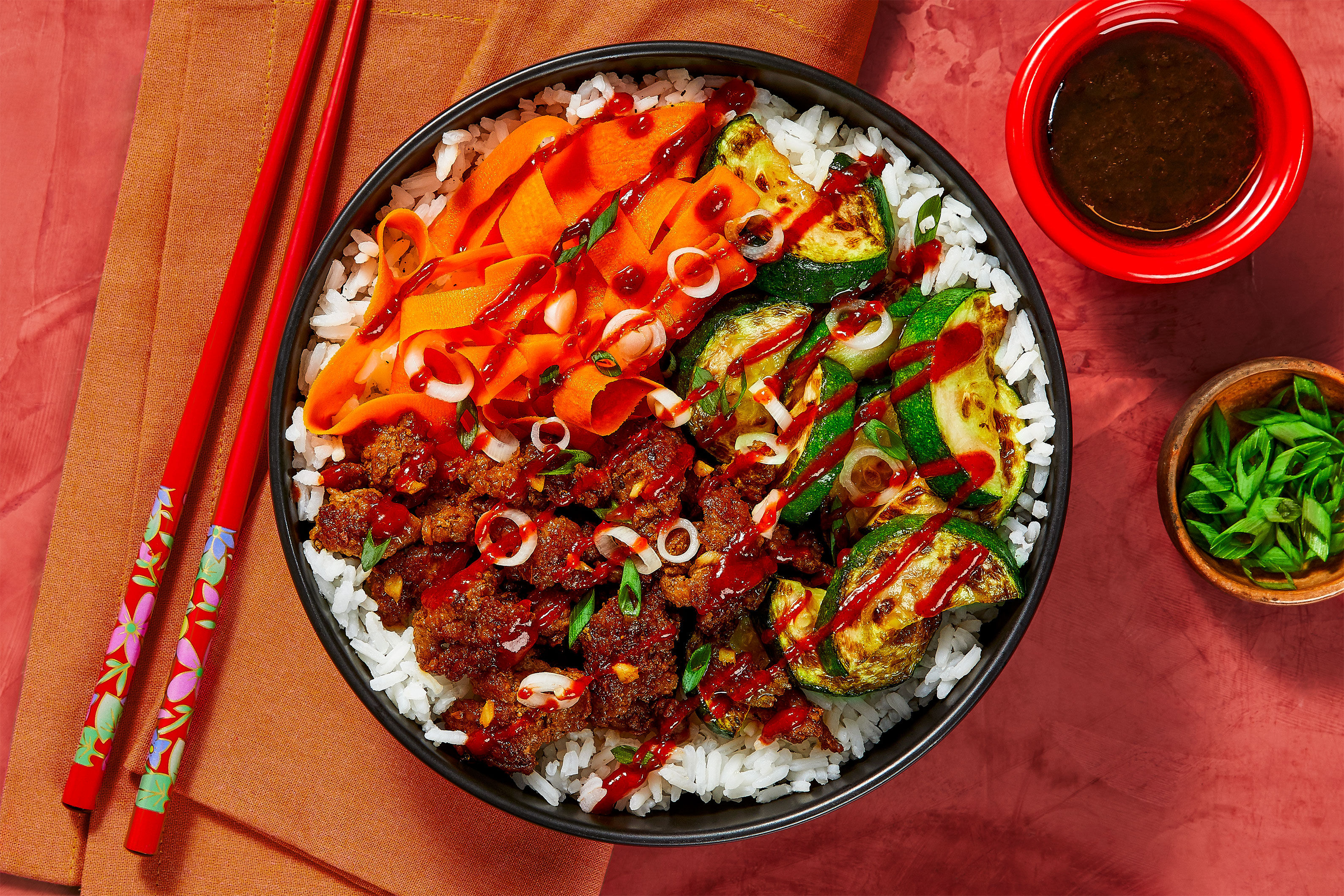 Beef & Zucchini Bibimbap