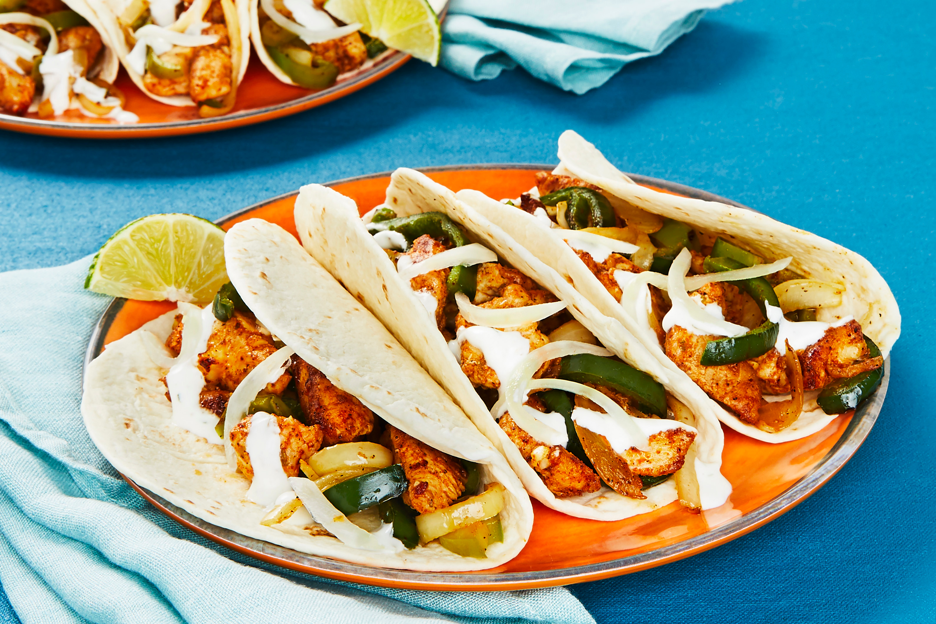 Garlic Lime Chicken Fajitas