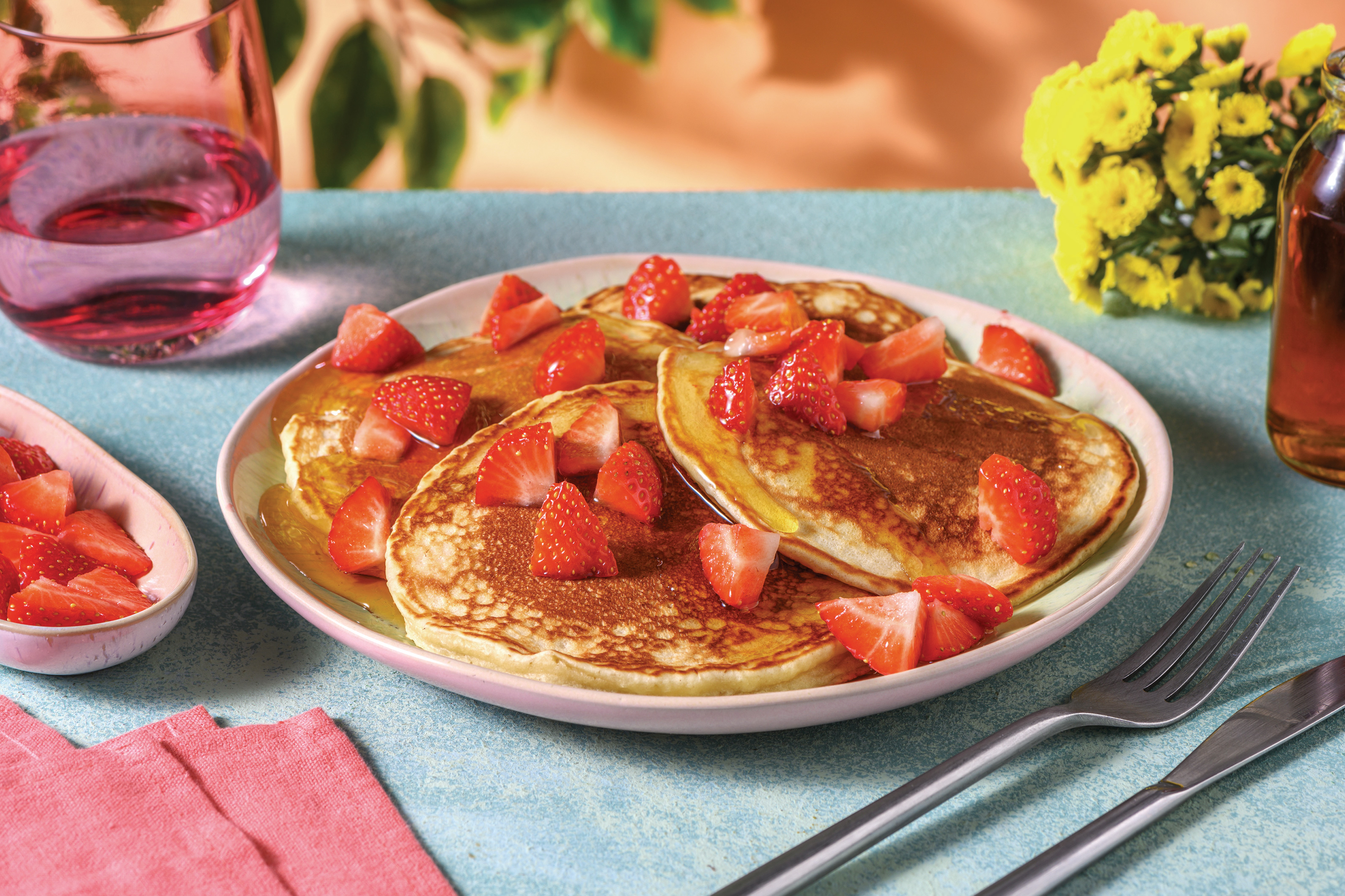 White Chocolate Chip Pancakes