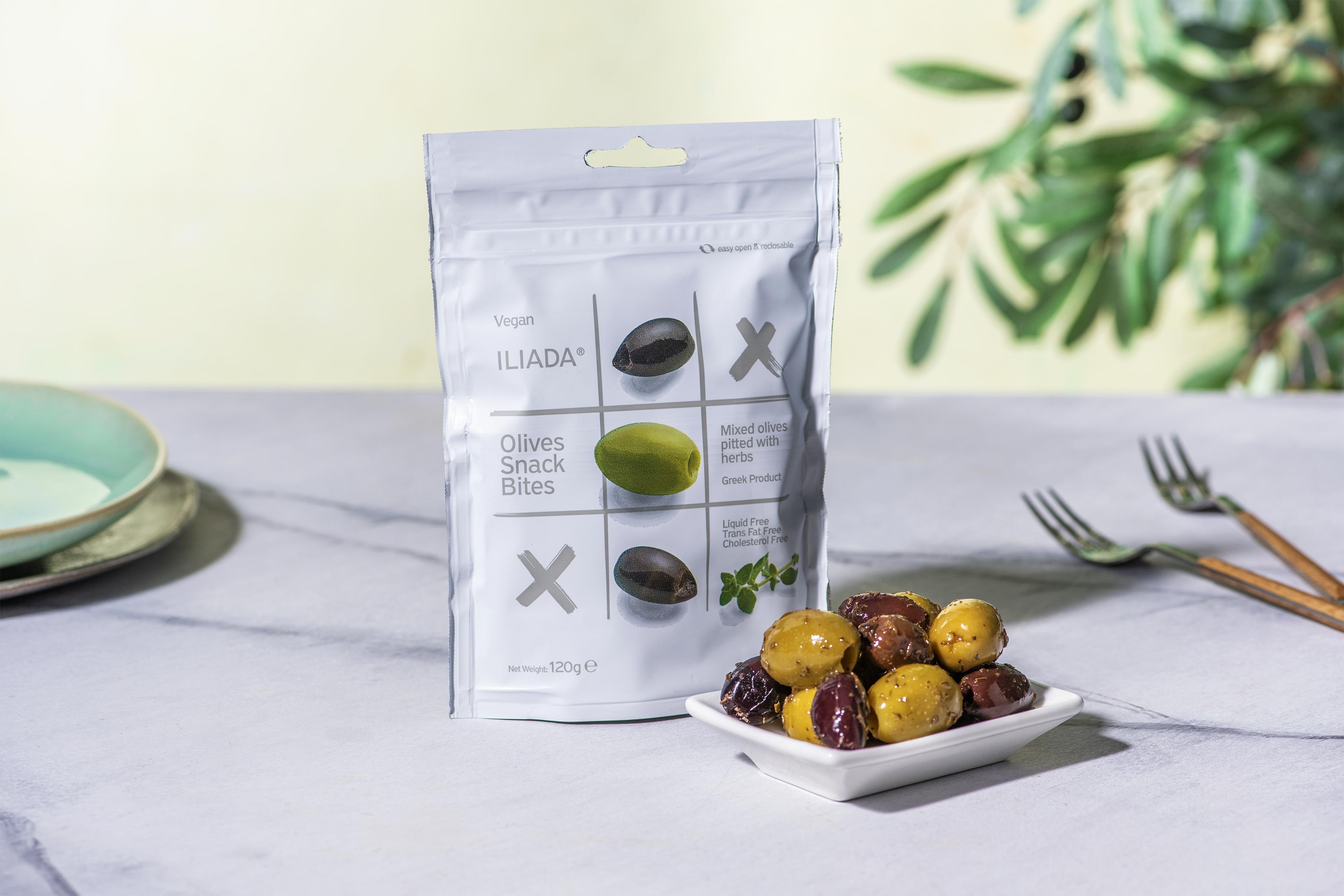 Olives aux herbes en extra