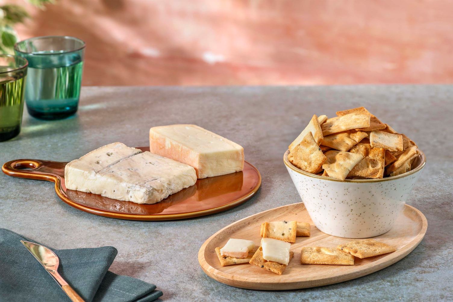 Planche de fromages à l'italienne