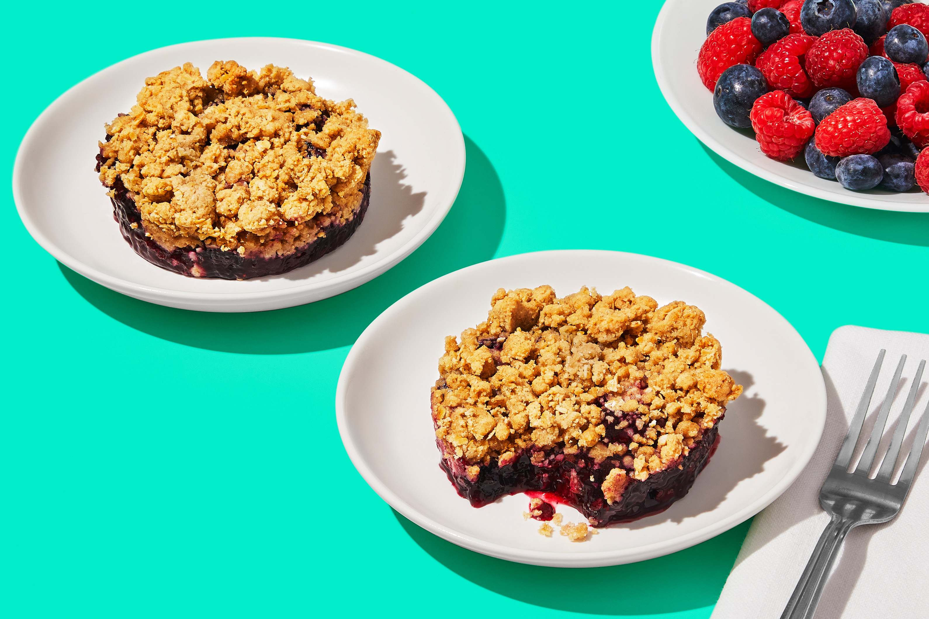 Double Berry Cobbler