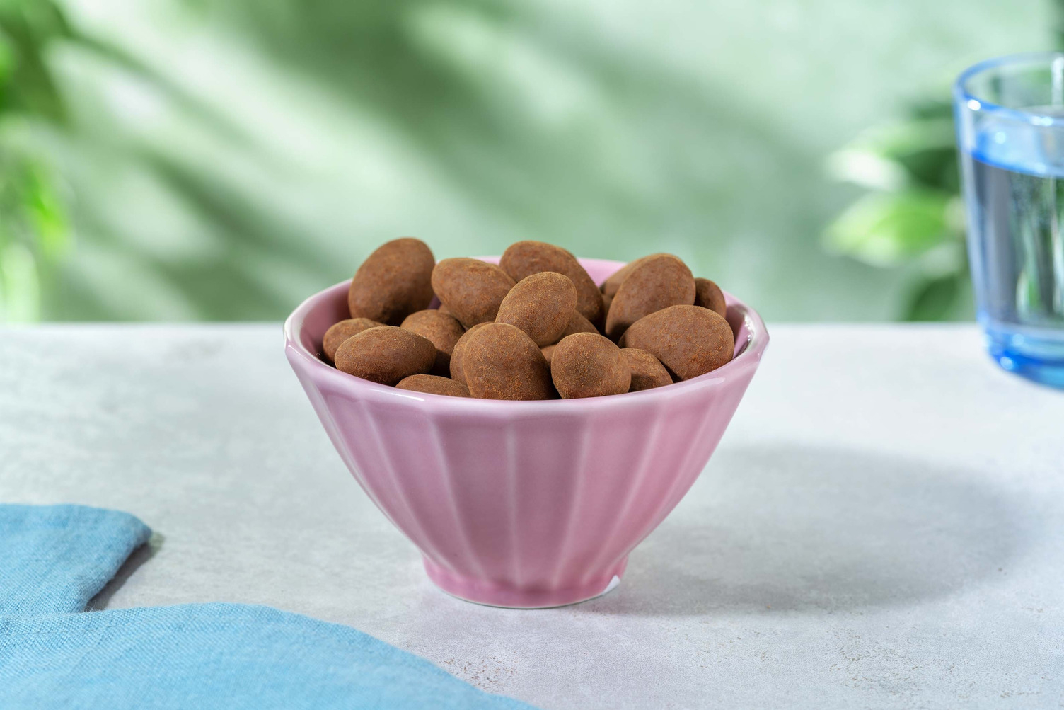 Amandel met chocolade en kaneel