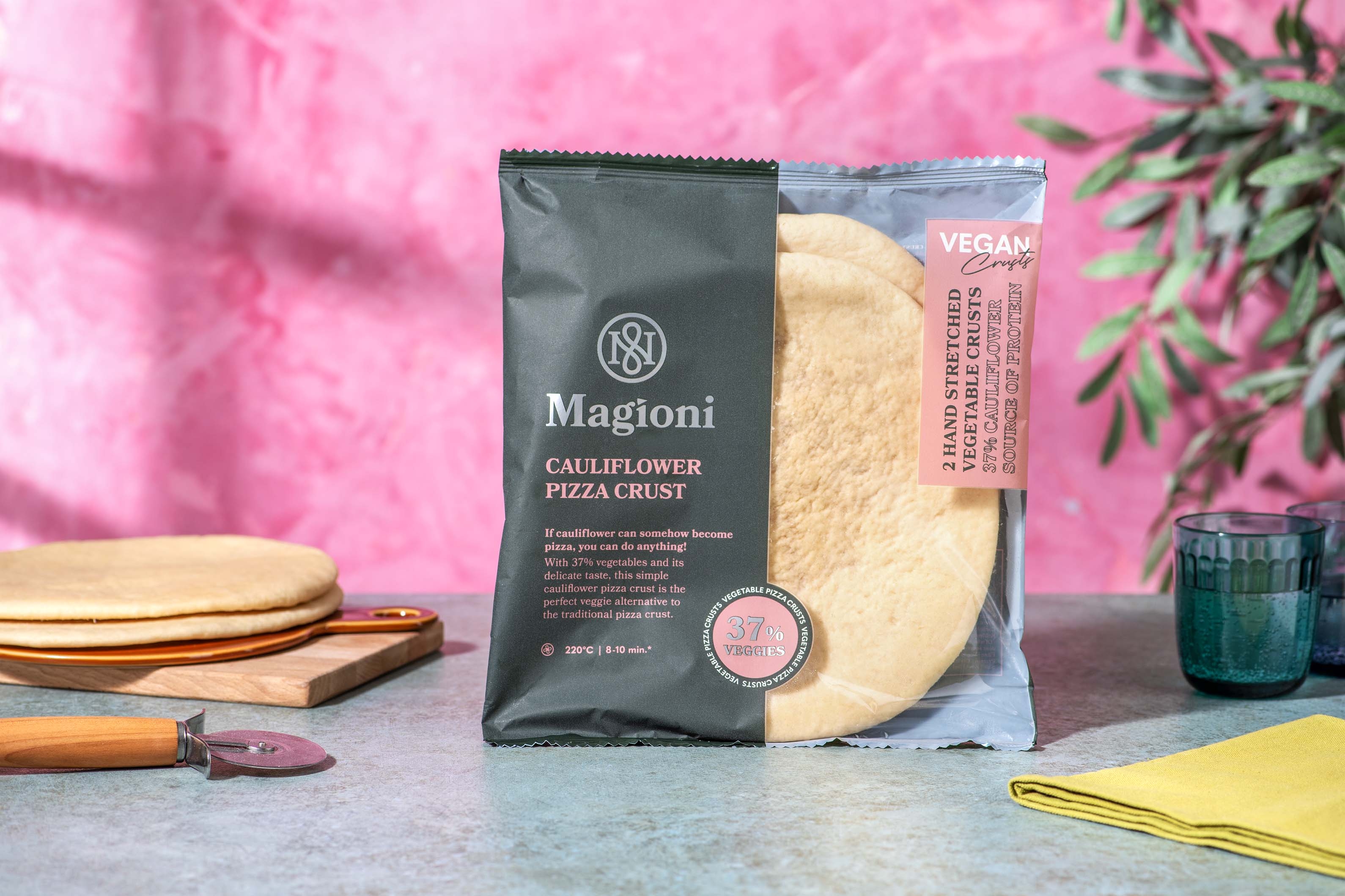 Magioni - Pizzabodems met bloemkool