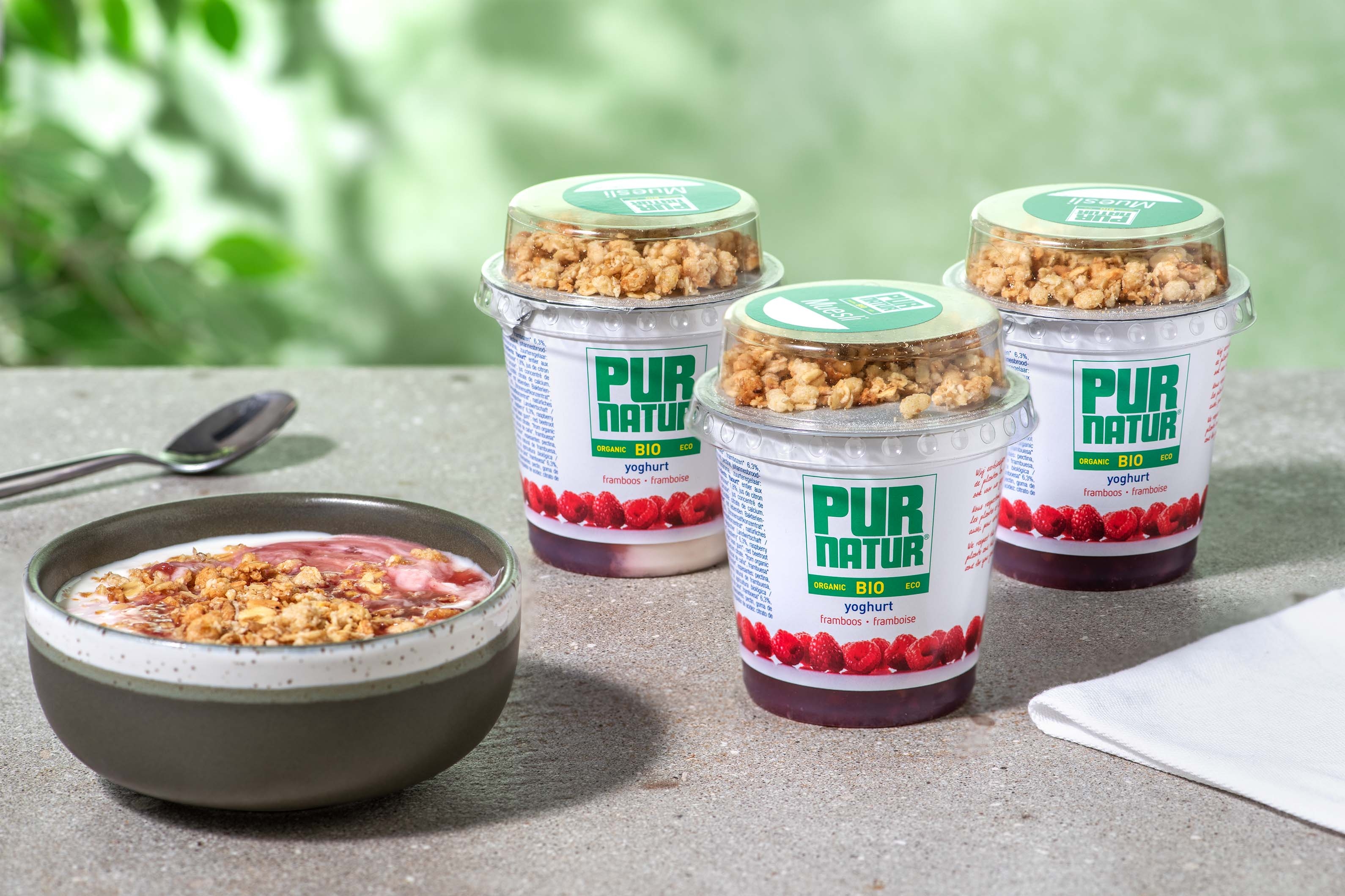 Pur Natur - Yaourt framboise et muesli