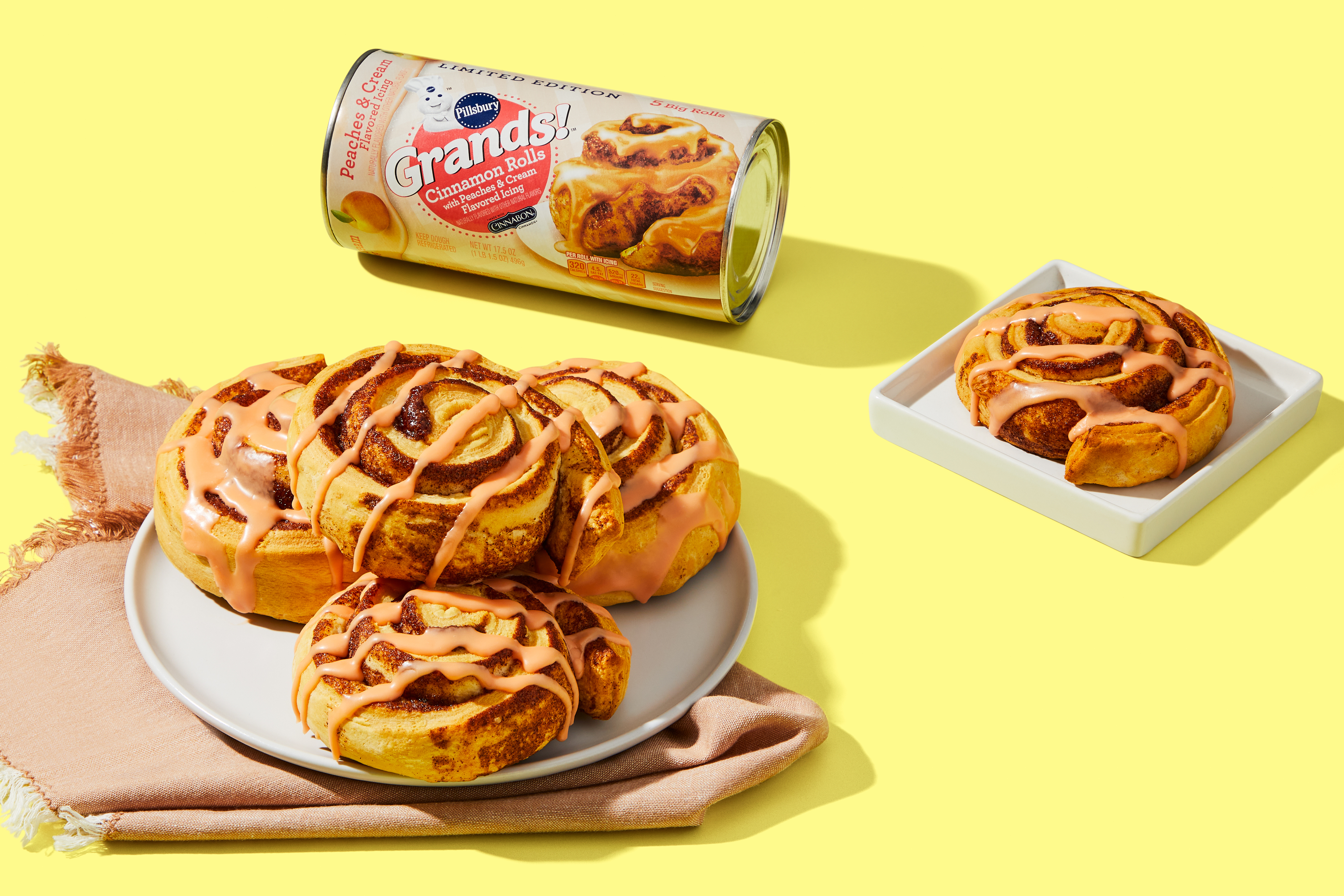 Pillsbury Grands! Peaches & Cream Cinnamon Rolls