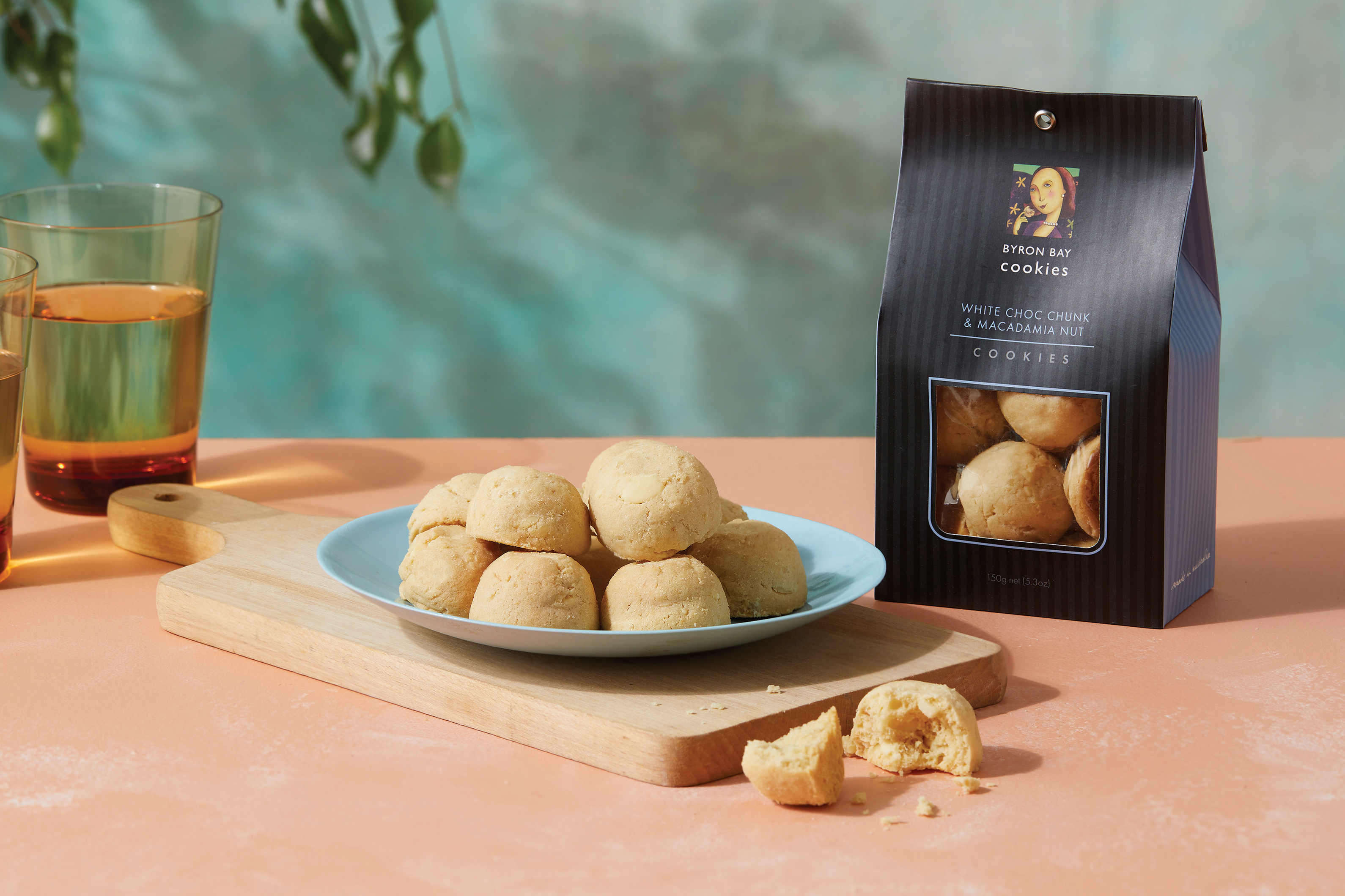 White Choc & Macadamia Cookies