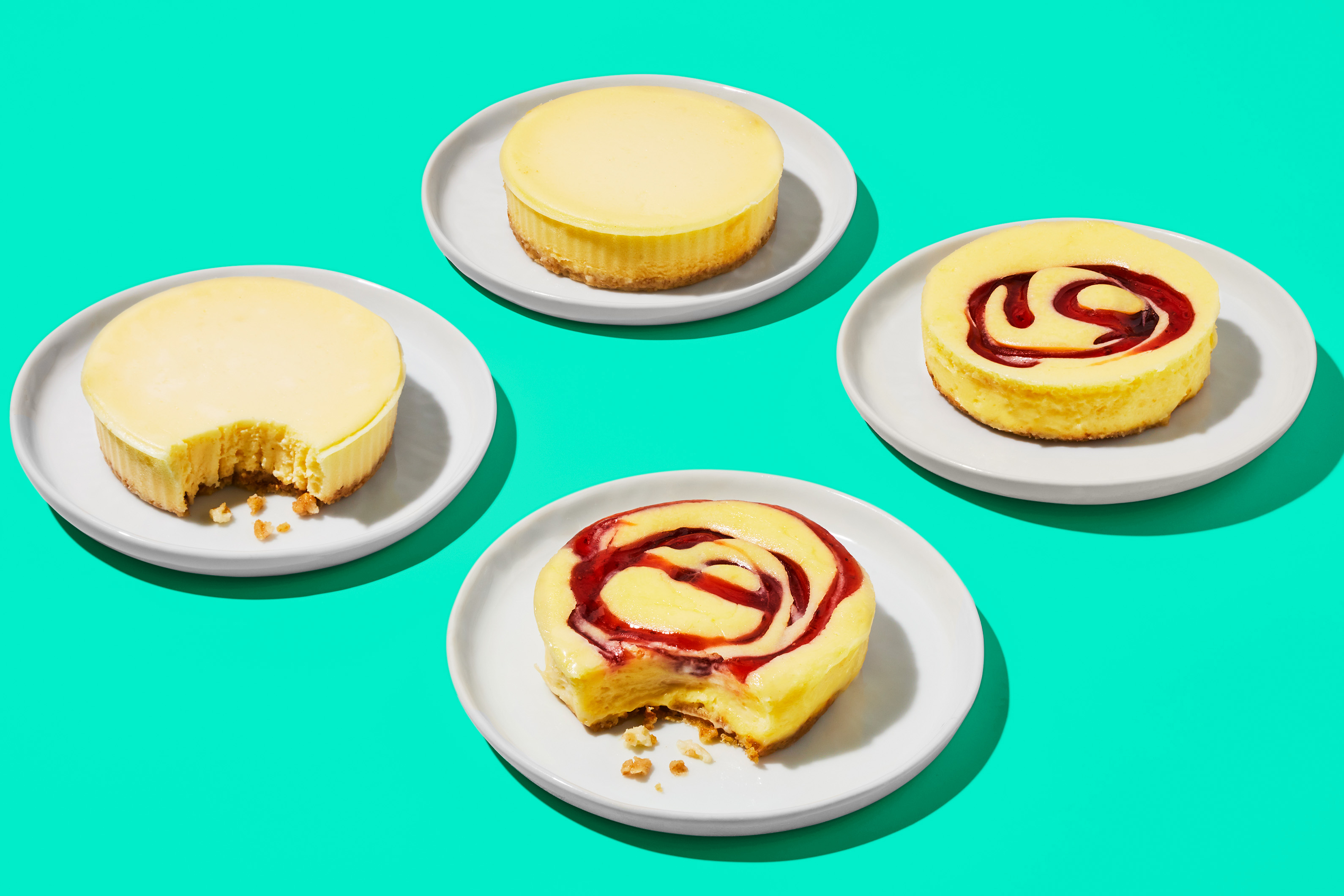 Vanilla Delight + White Chocolate Raspberry Swirl Cheesecake Pack