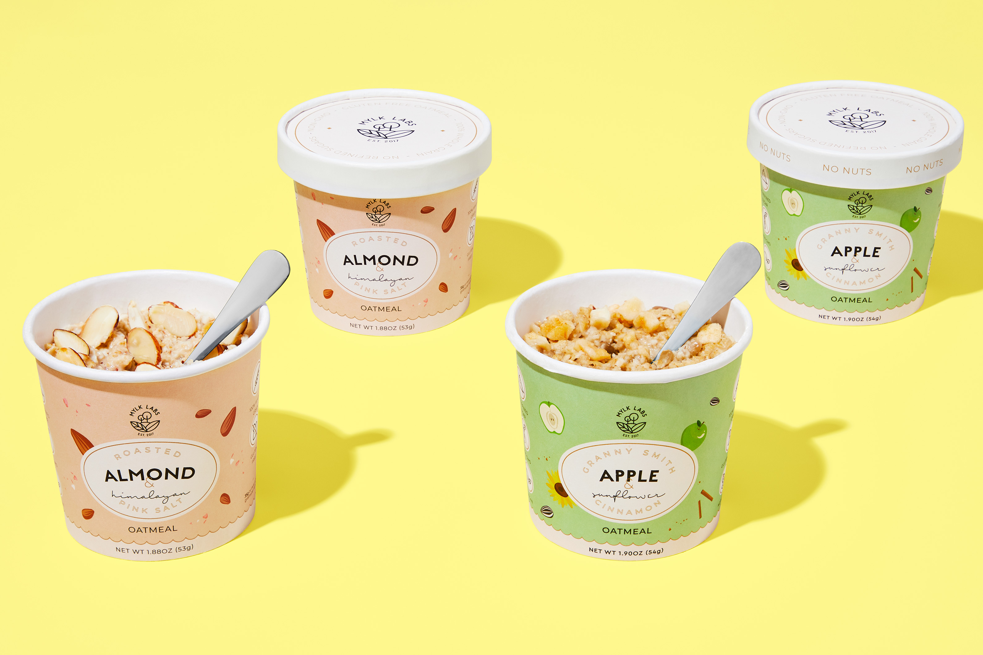 Mylk Labs Almond & Apple Oatmeal Bundle