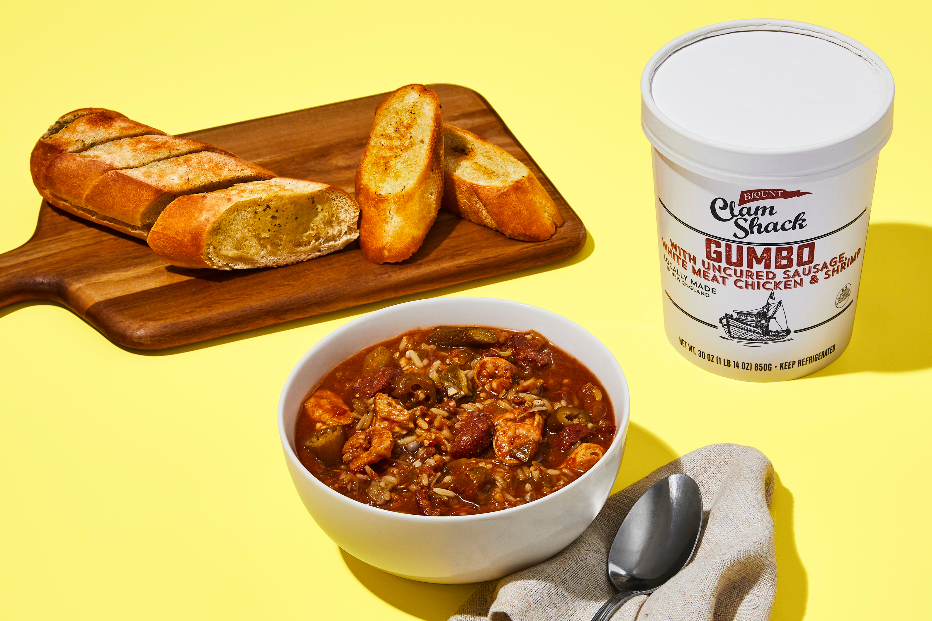 Gumbo & Garlic Bread Combo