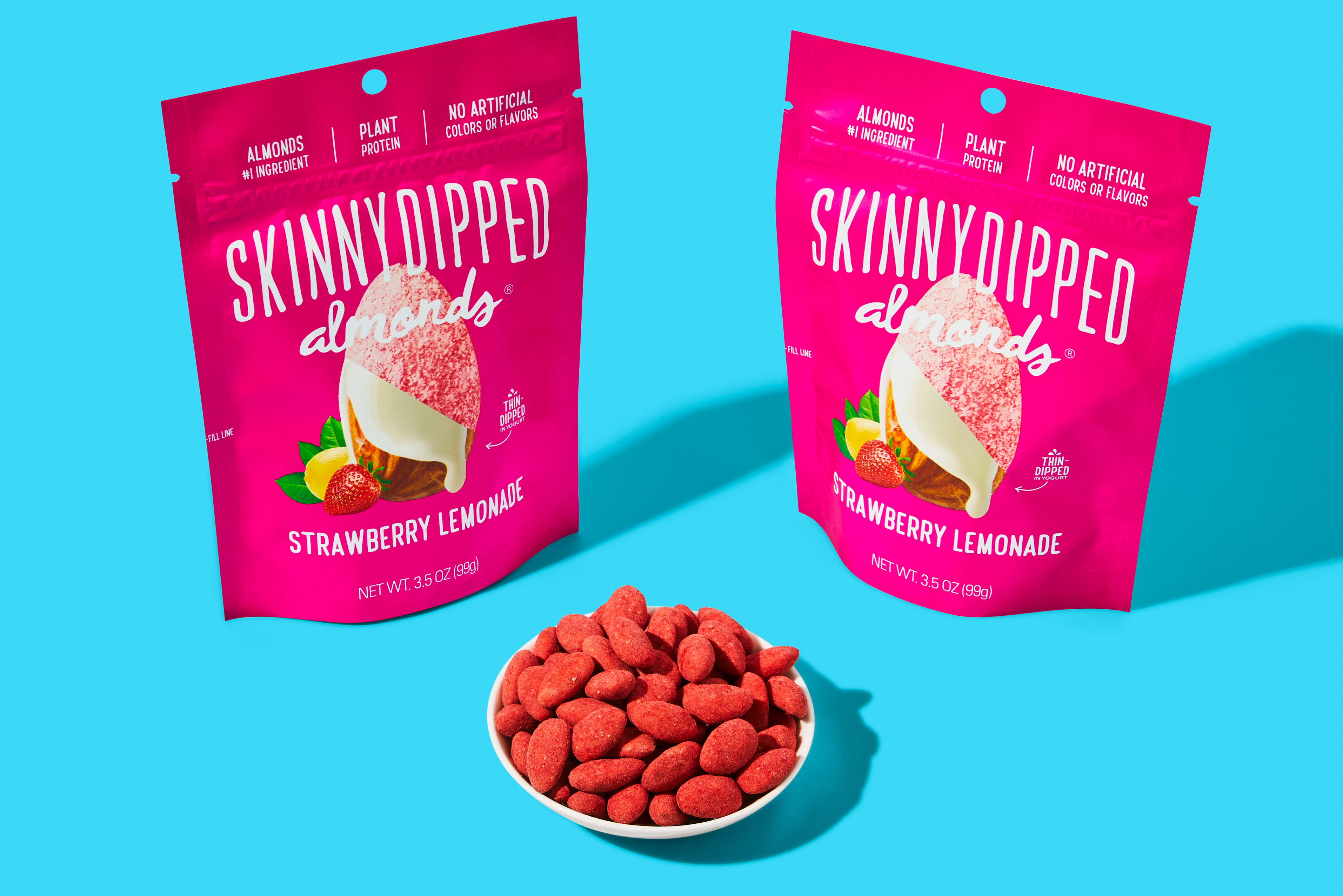 SkinnyDipped Strawberry Lemonade Almonds
