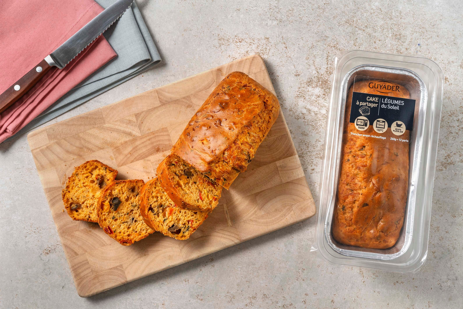 Herzhafter Kuchen mit Grillgemüse