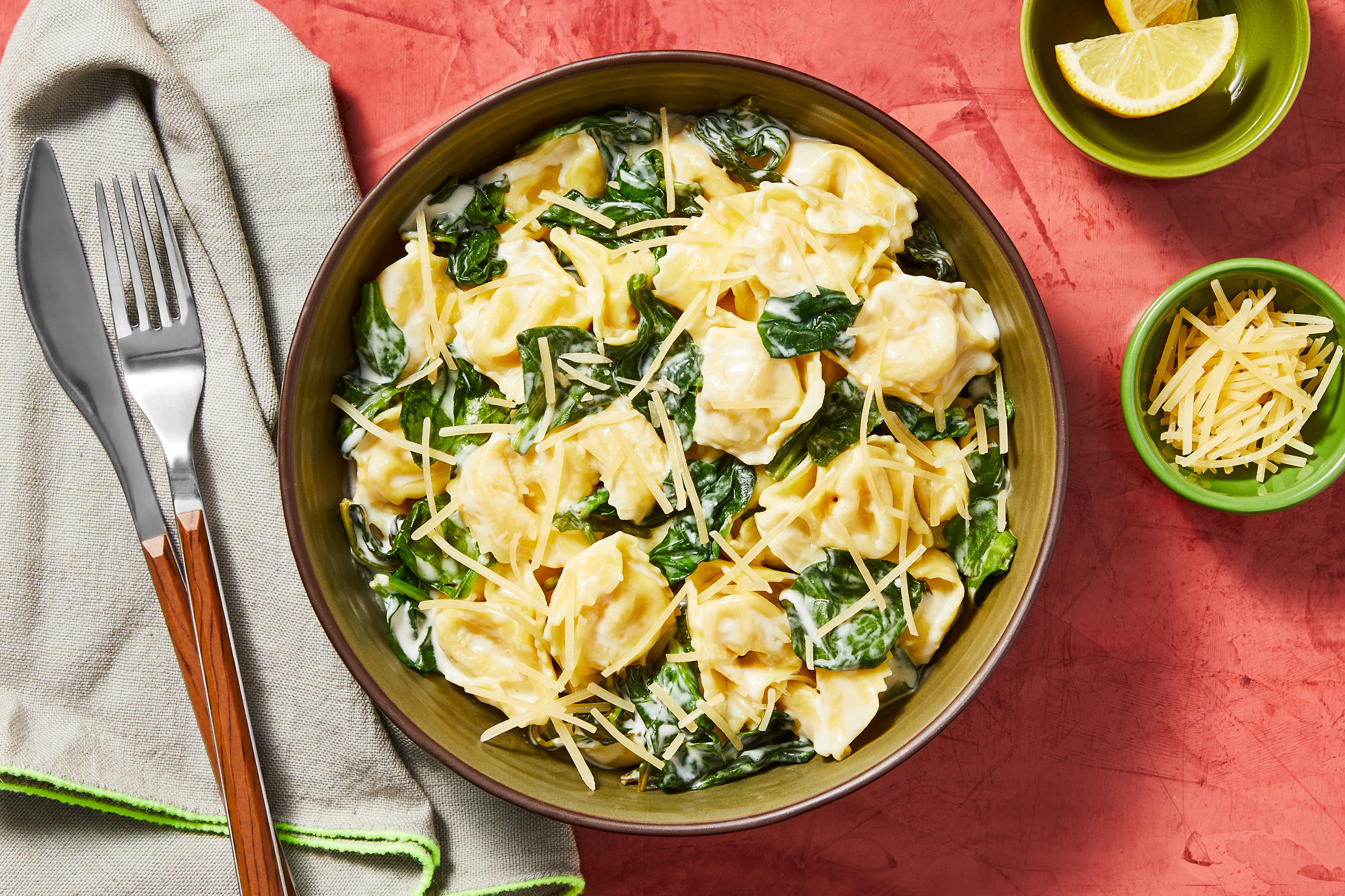 Creamy Chicken Sausage Tortelloni Limone