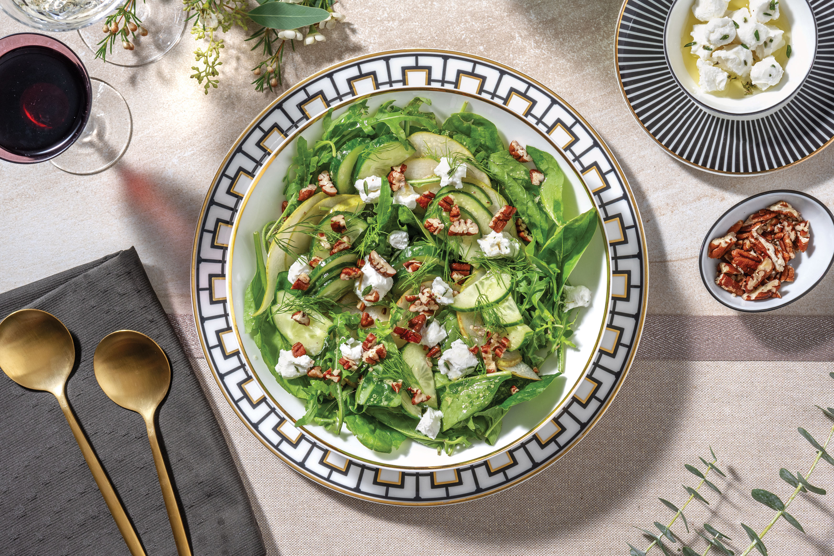 Pear & Pecan Green Salad