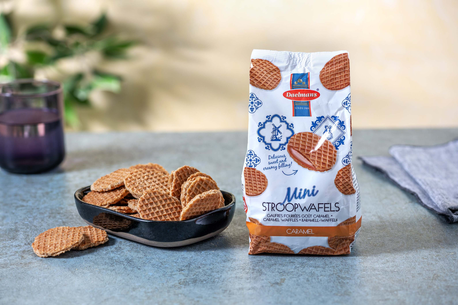 Mini Stroopwafels Classic EN/DE/FR/NL (200g)