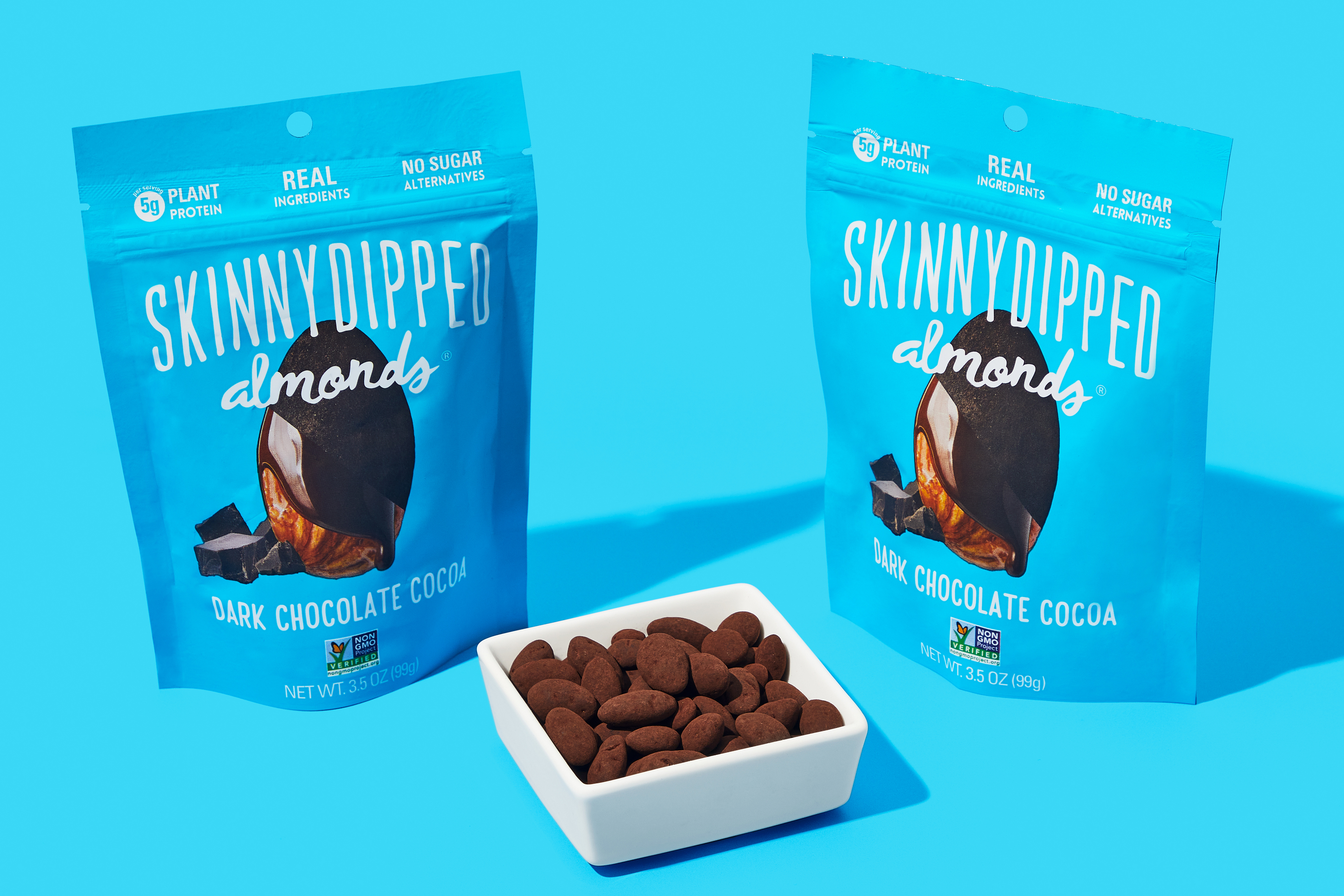 SkinnyDipped Dark Chocolate Cocoa Almonds