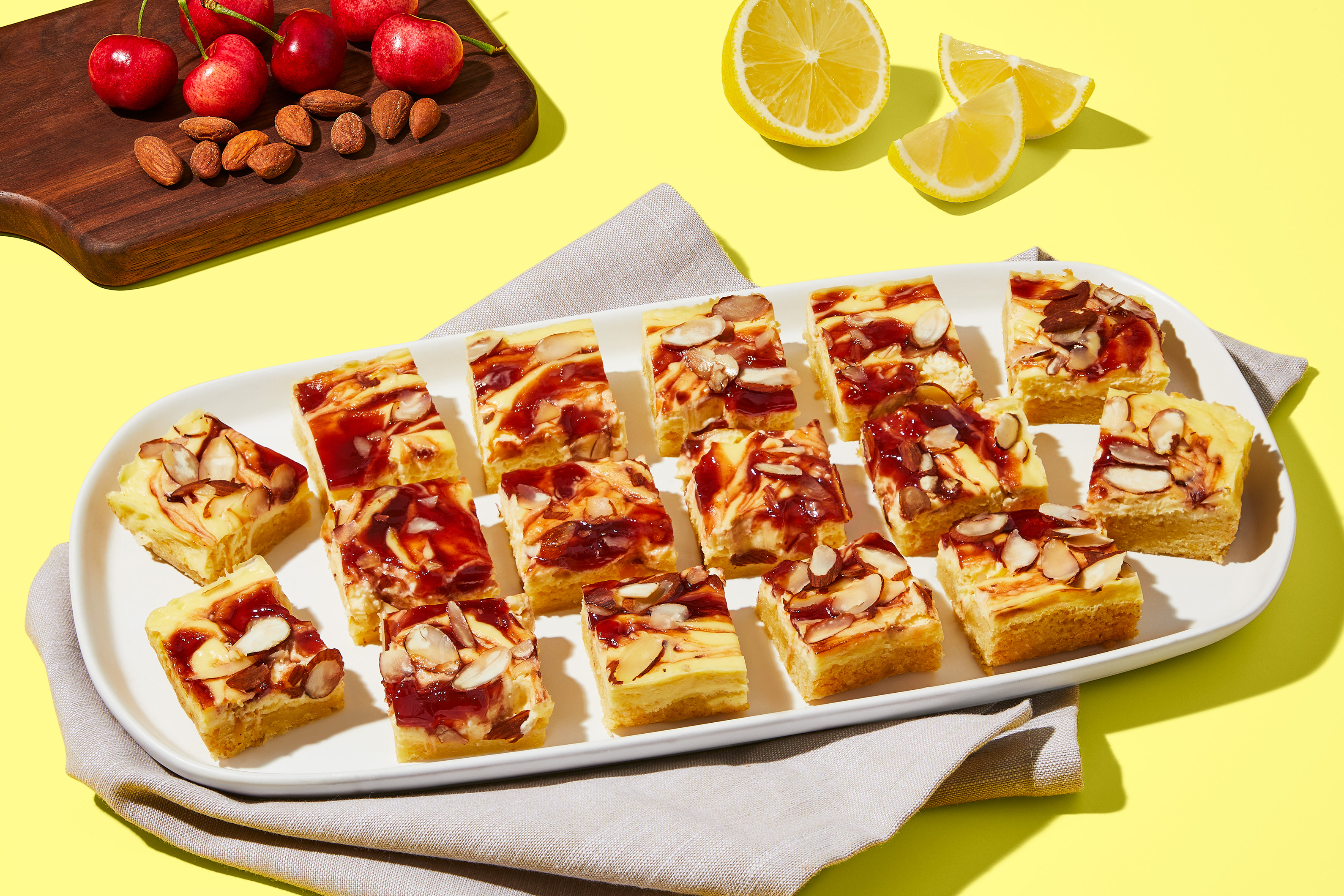 Cherry Cheesecake Swirl Bars