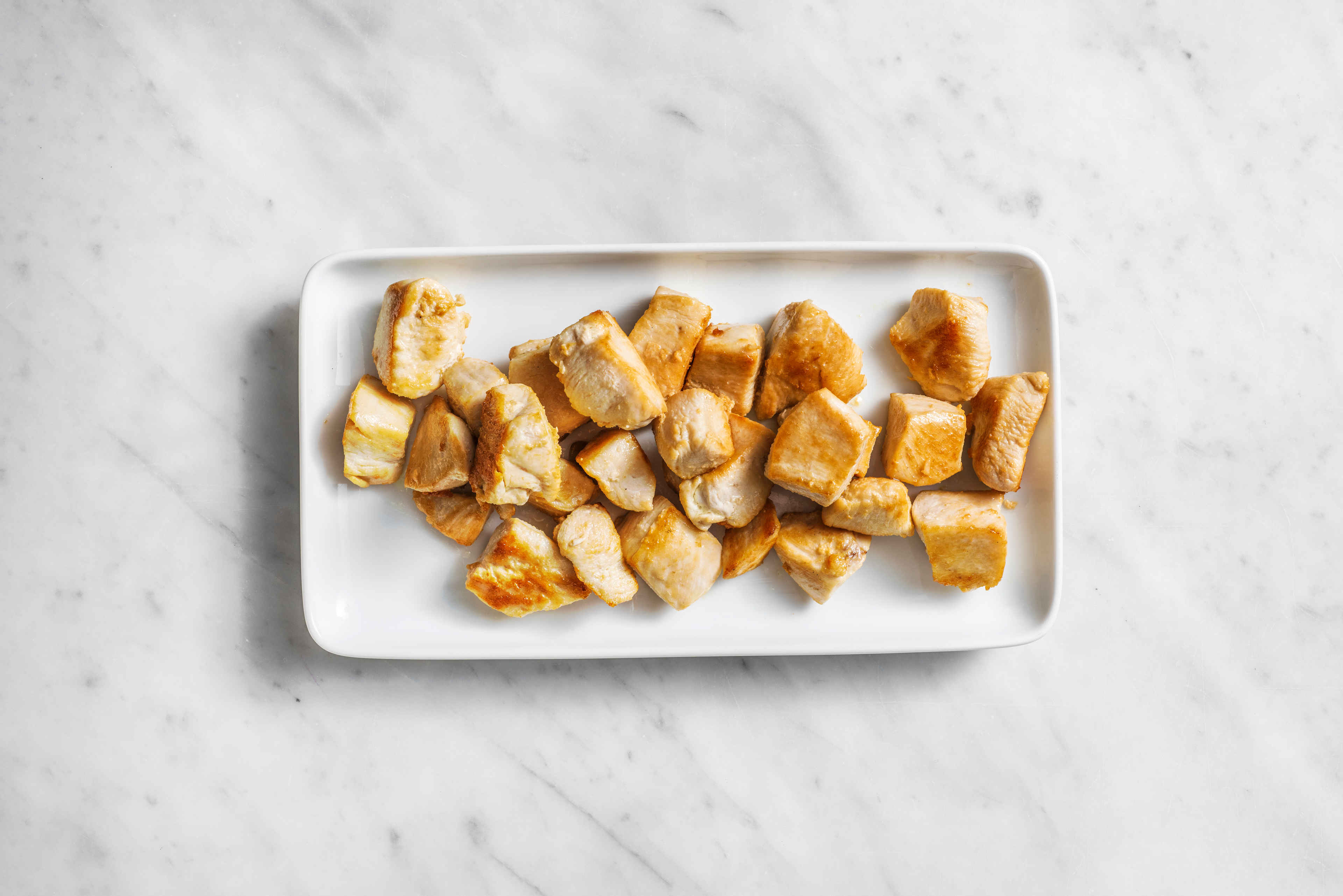 Kipsatéblokjes als extra