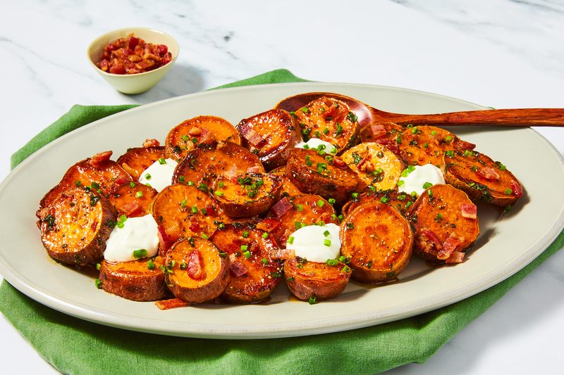 Maple-Sage Roasted Sweet Potatoes