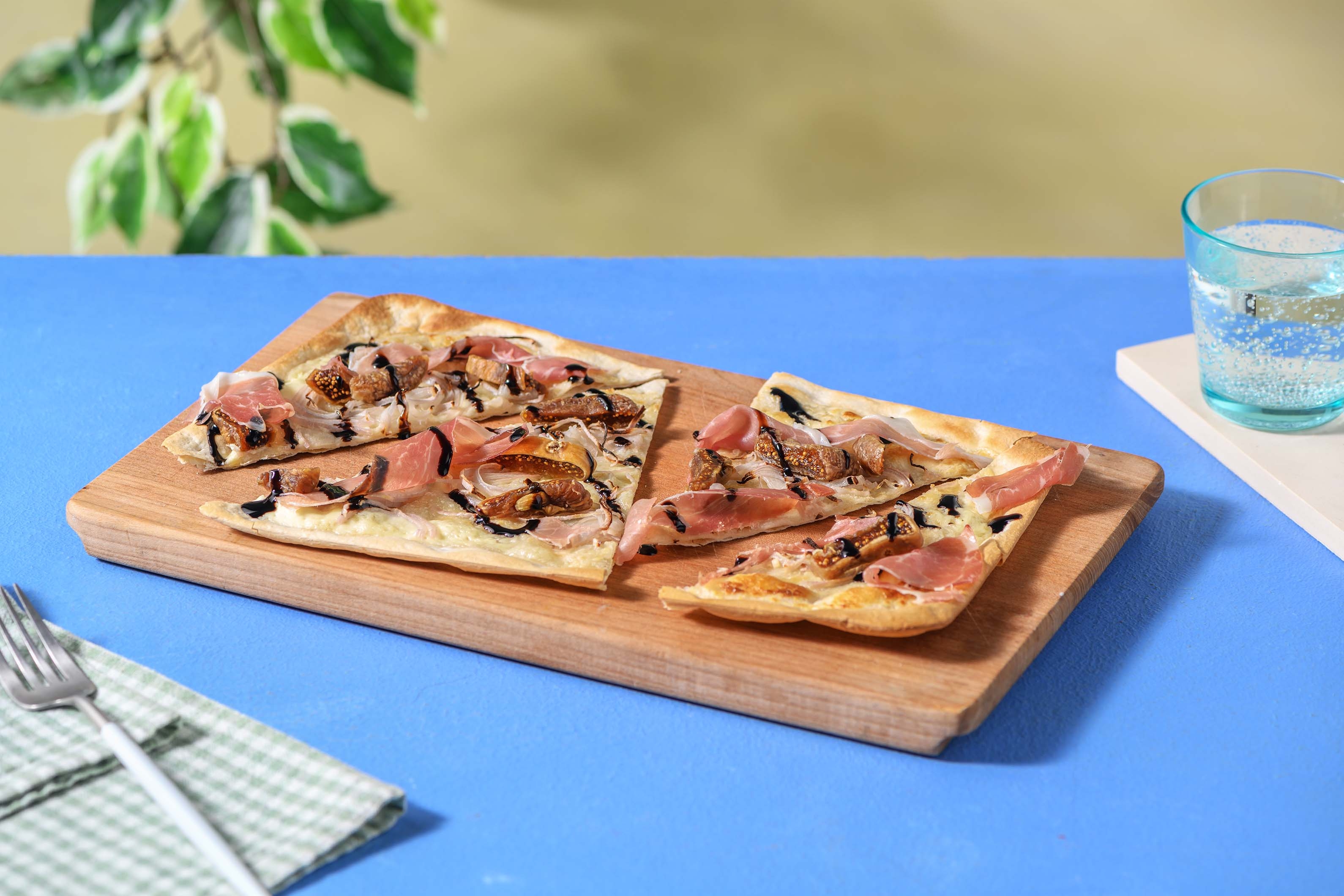 Flammekueche au jambon serrano