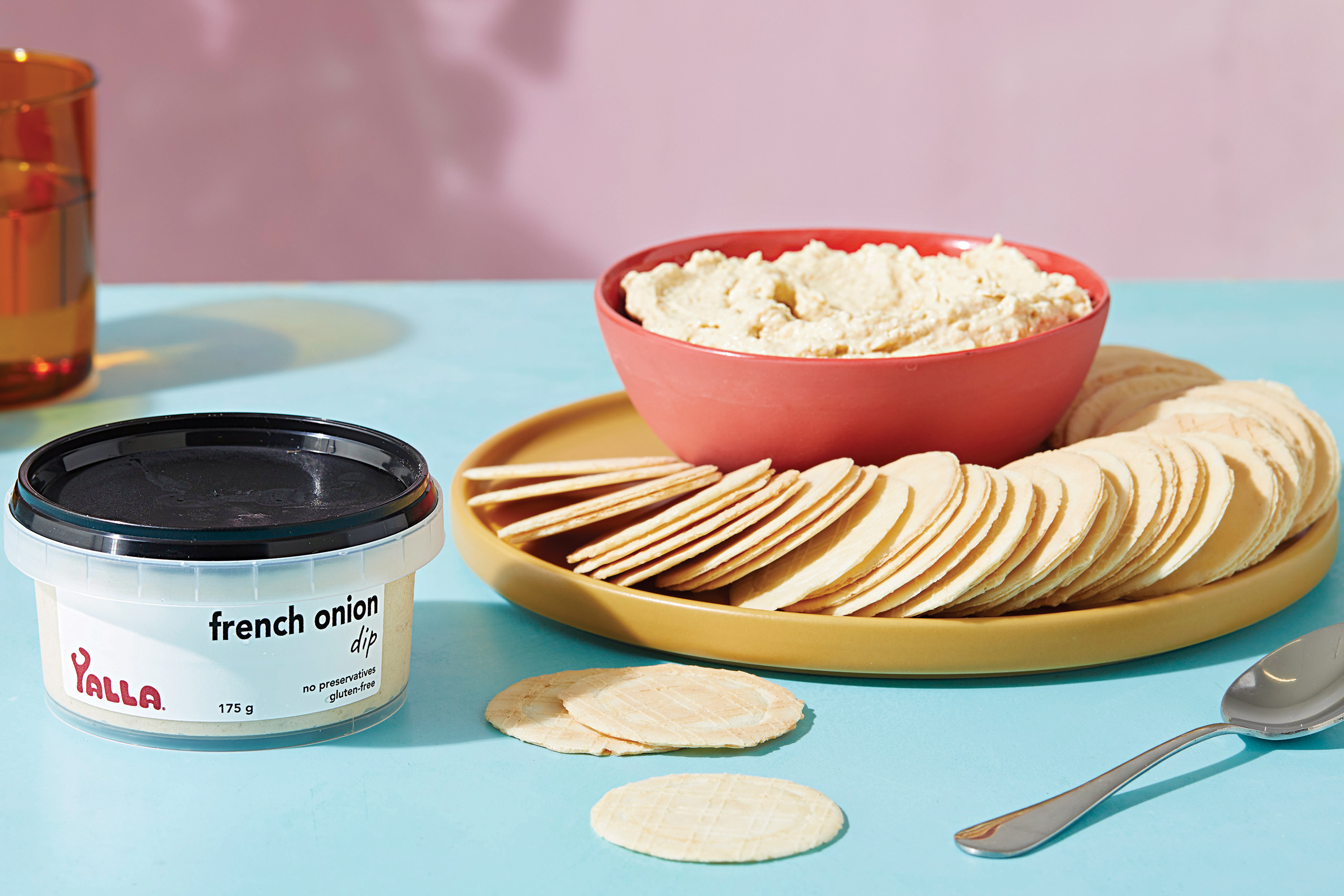 Crackers & French Onion Dip