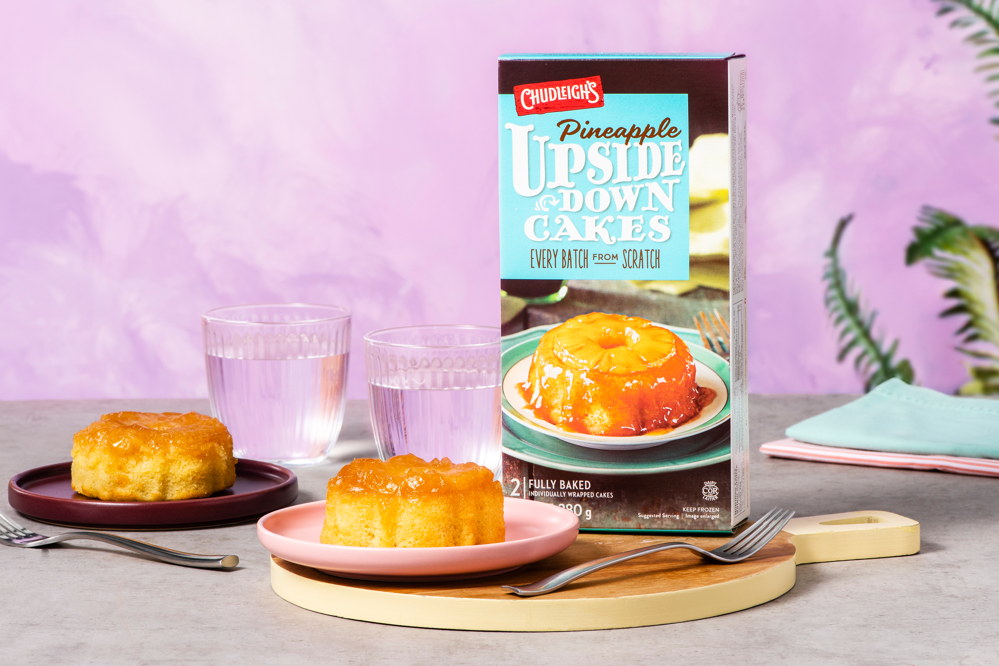 Chudleigh's Pineapple Upside-Down Cakes as an extra