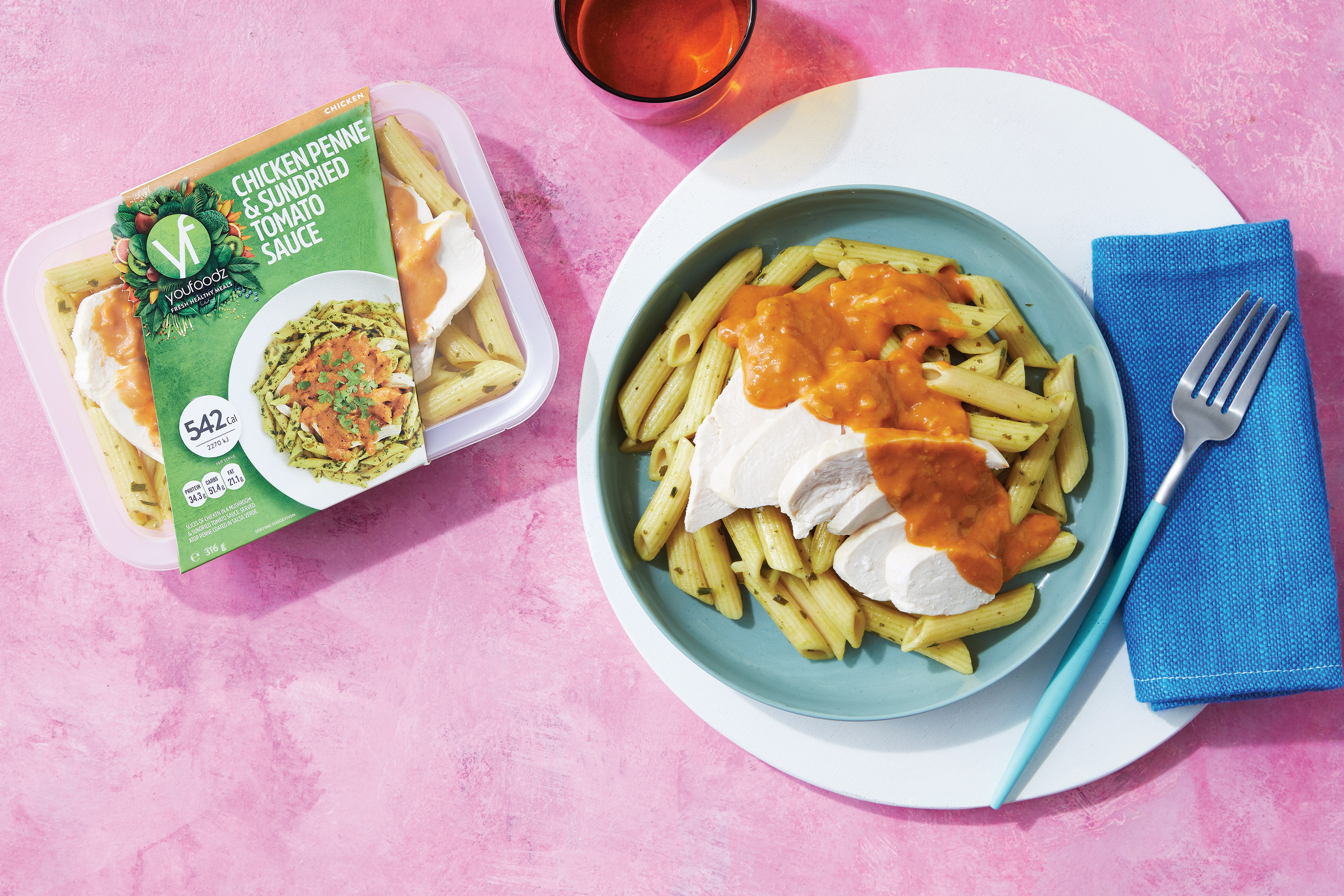 Chicken Penne & Sundried Tomato Sauce