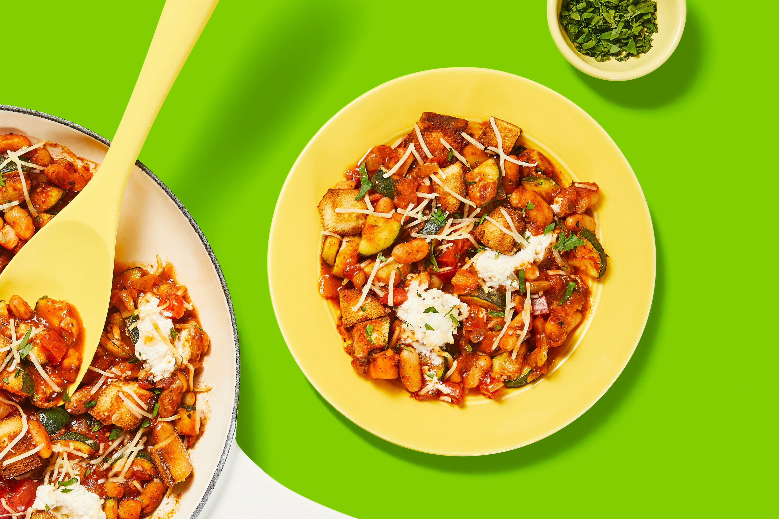 One-Pan Tuscan Chicken Sausage & White Beans