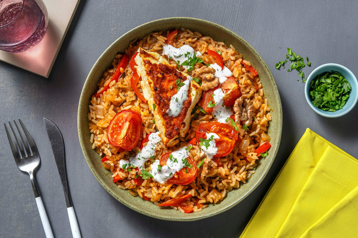 Shepherd's Bowl! Gebackener Hirtenkäse