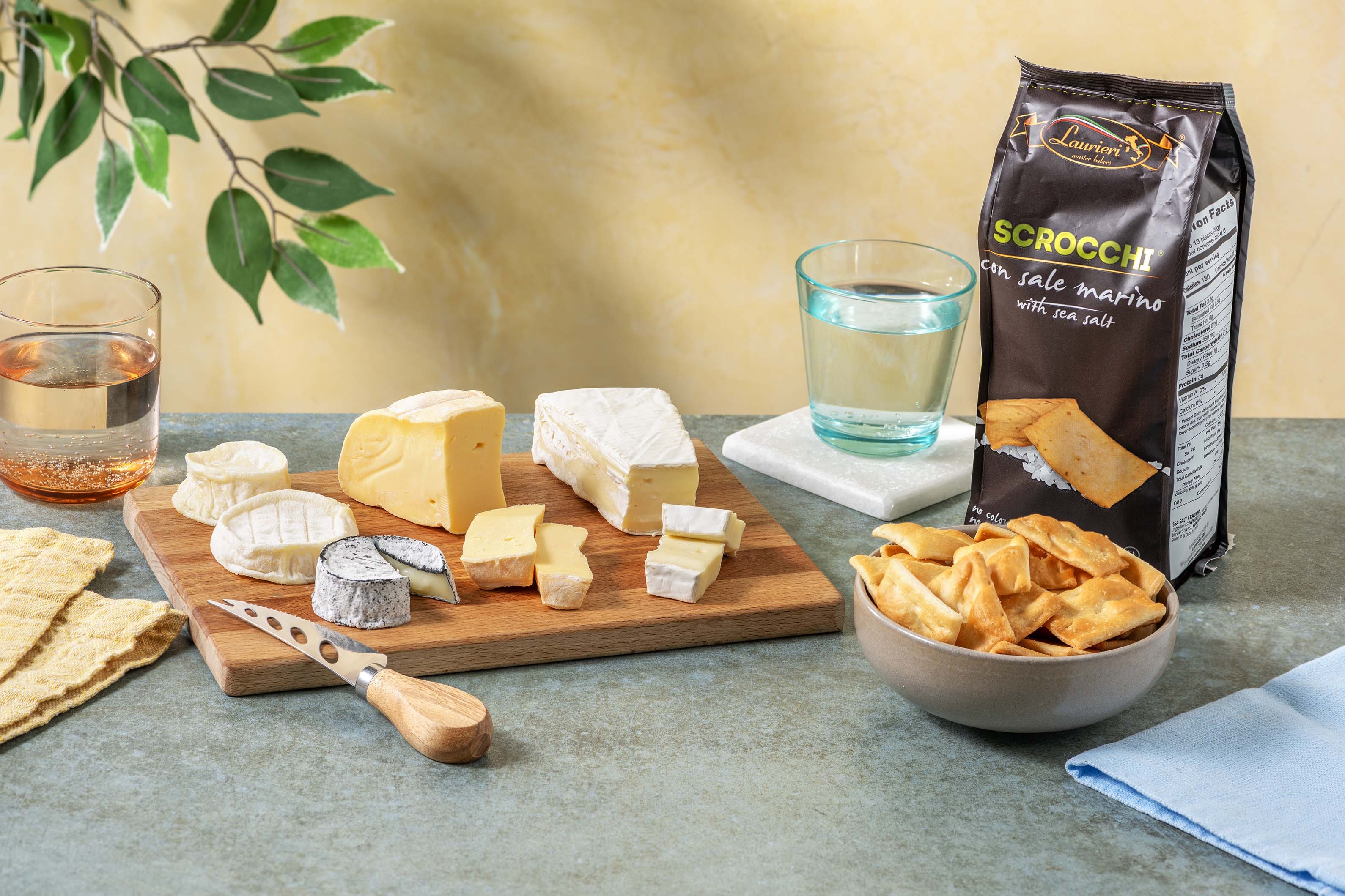 Planche de fromages tendres et crémeux