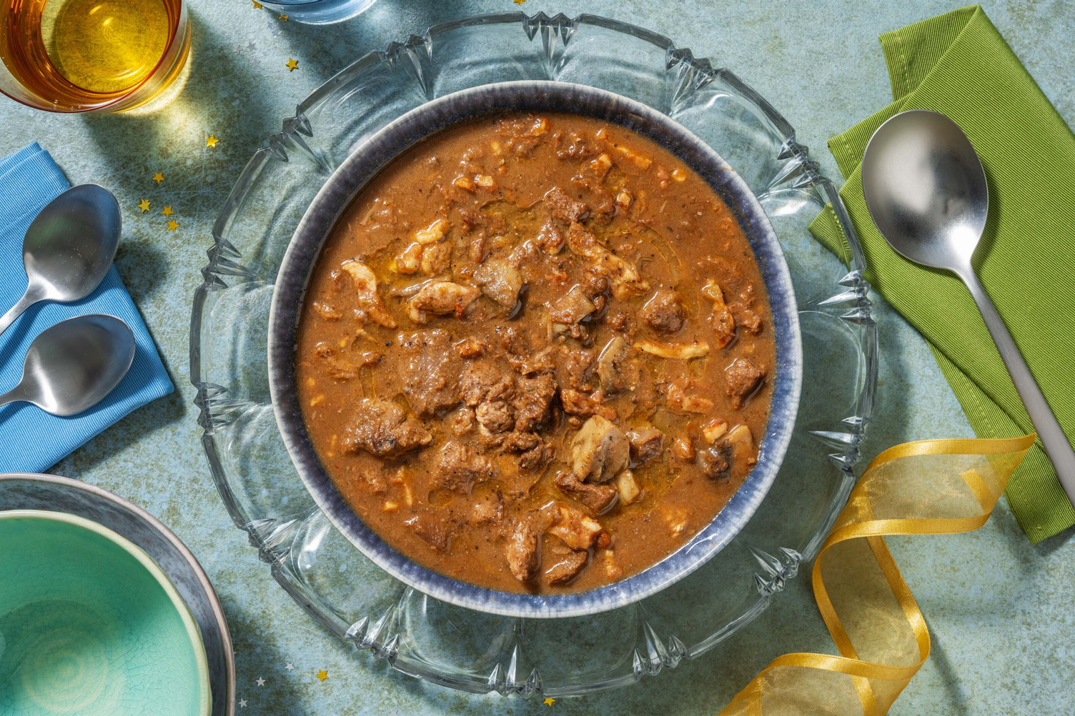 Ragoût de cerf et sanglier