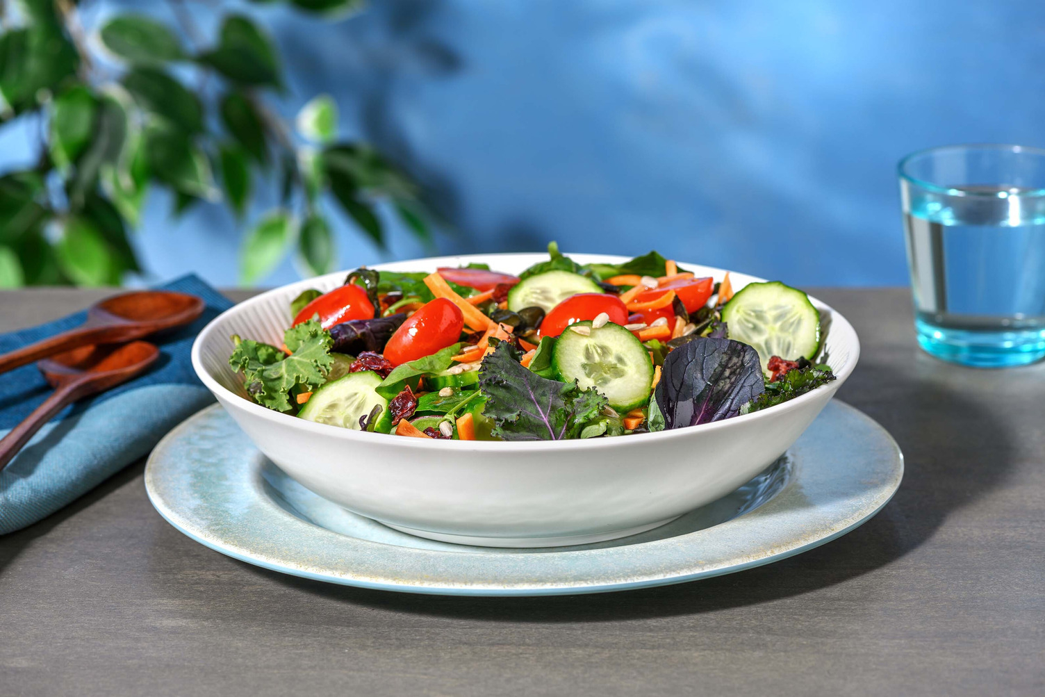 Salade fraîche du jardin