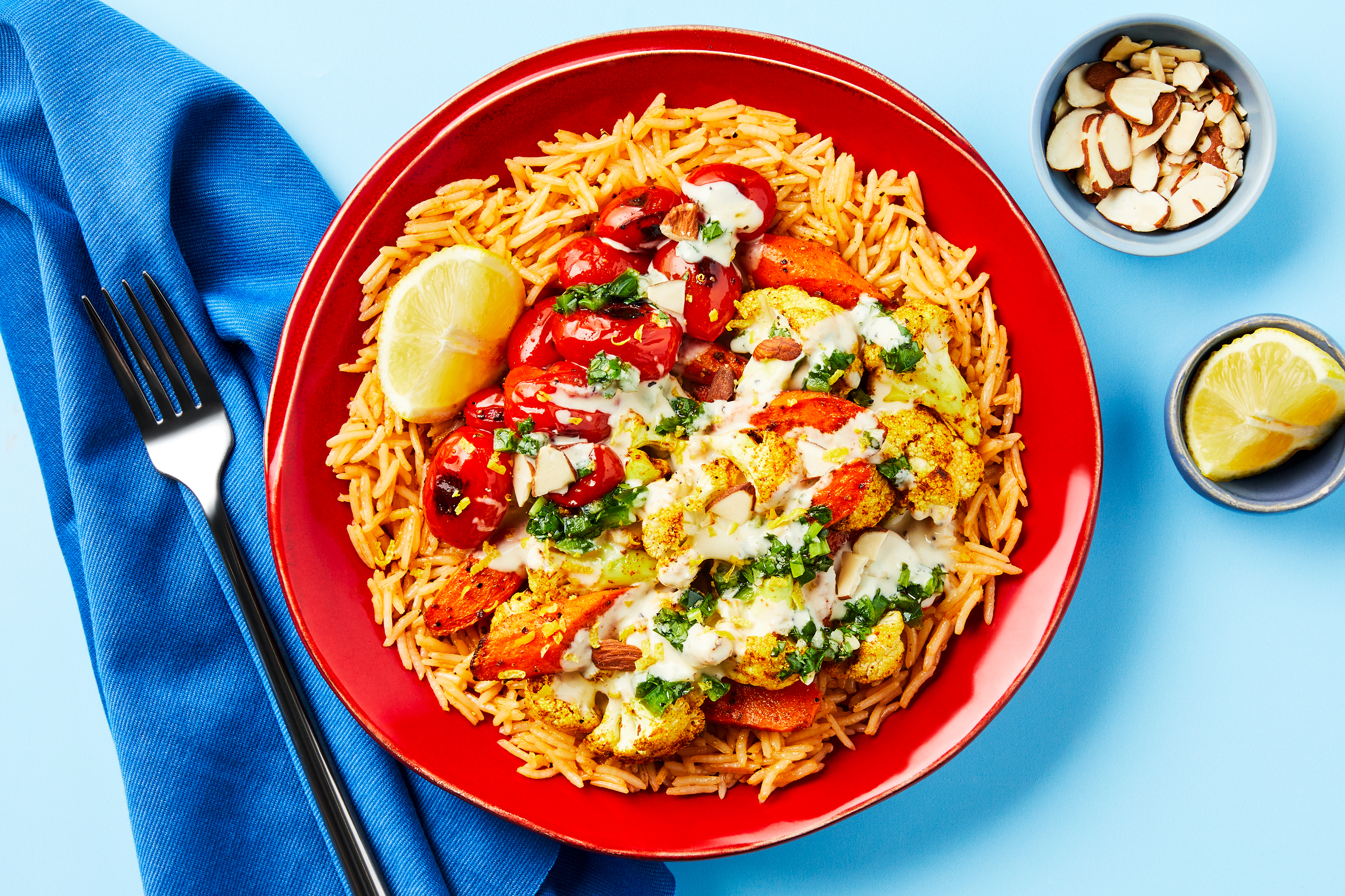 Spice Market Chicken Cauli Bowls